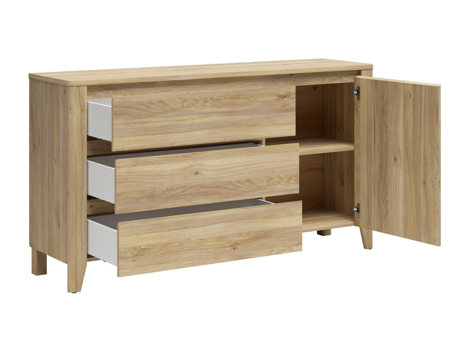 Chest of drawers Talduno 105 (Light oak)