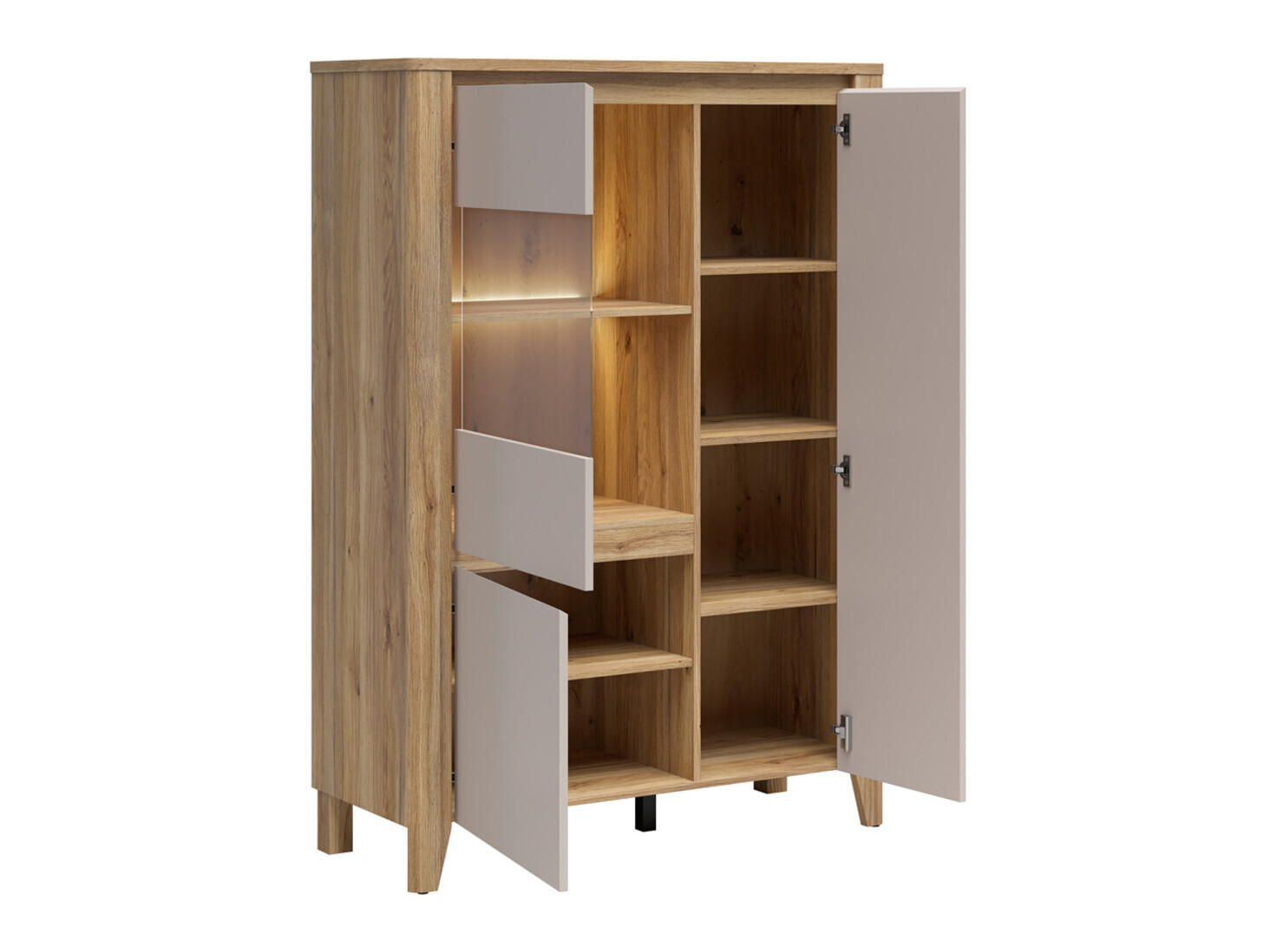 Living room set Talduno 108 (Light oak + Cashmere)
