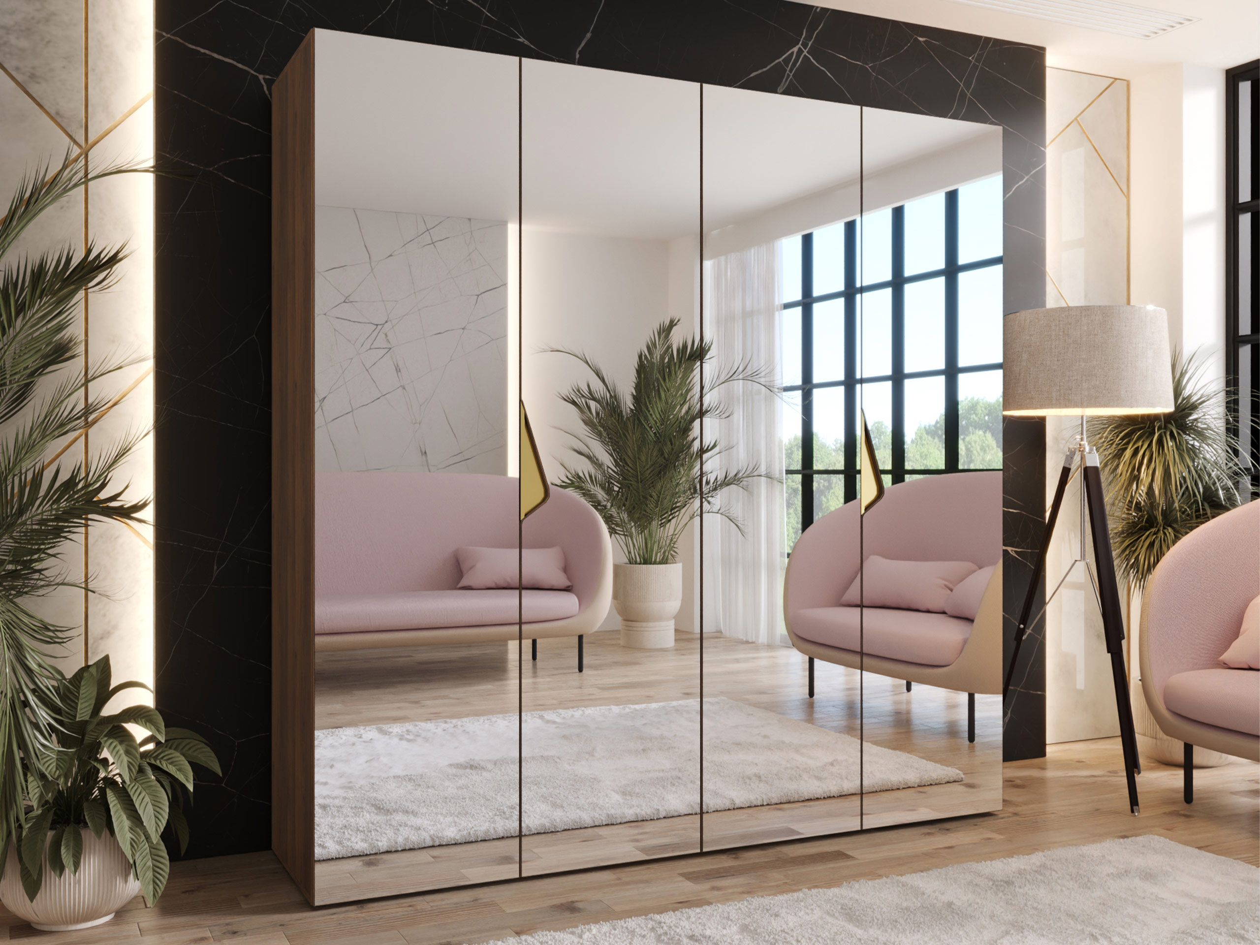 Wardrobe Hartford 630 (Walnut)