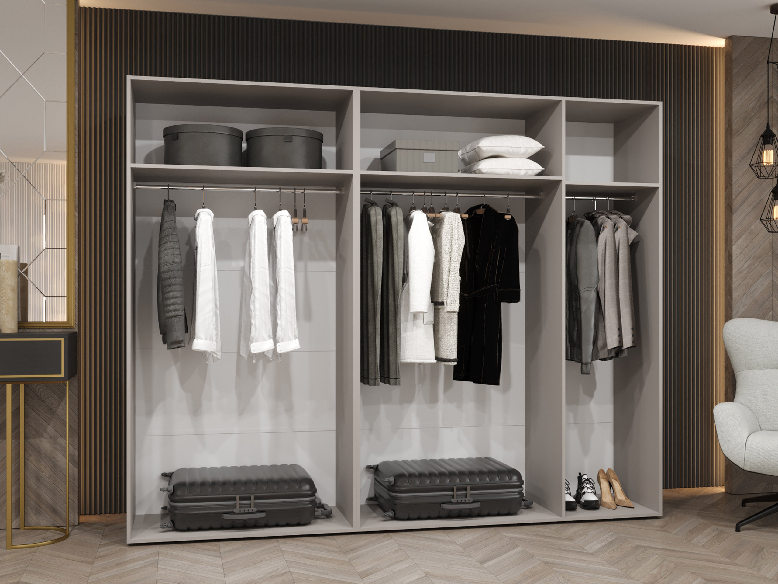 Wardrobe Hartford 631 (Walnut)