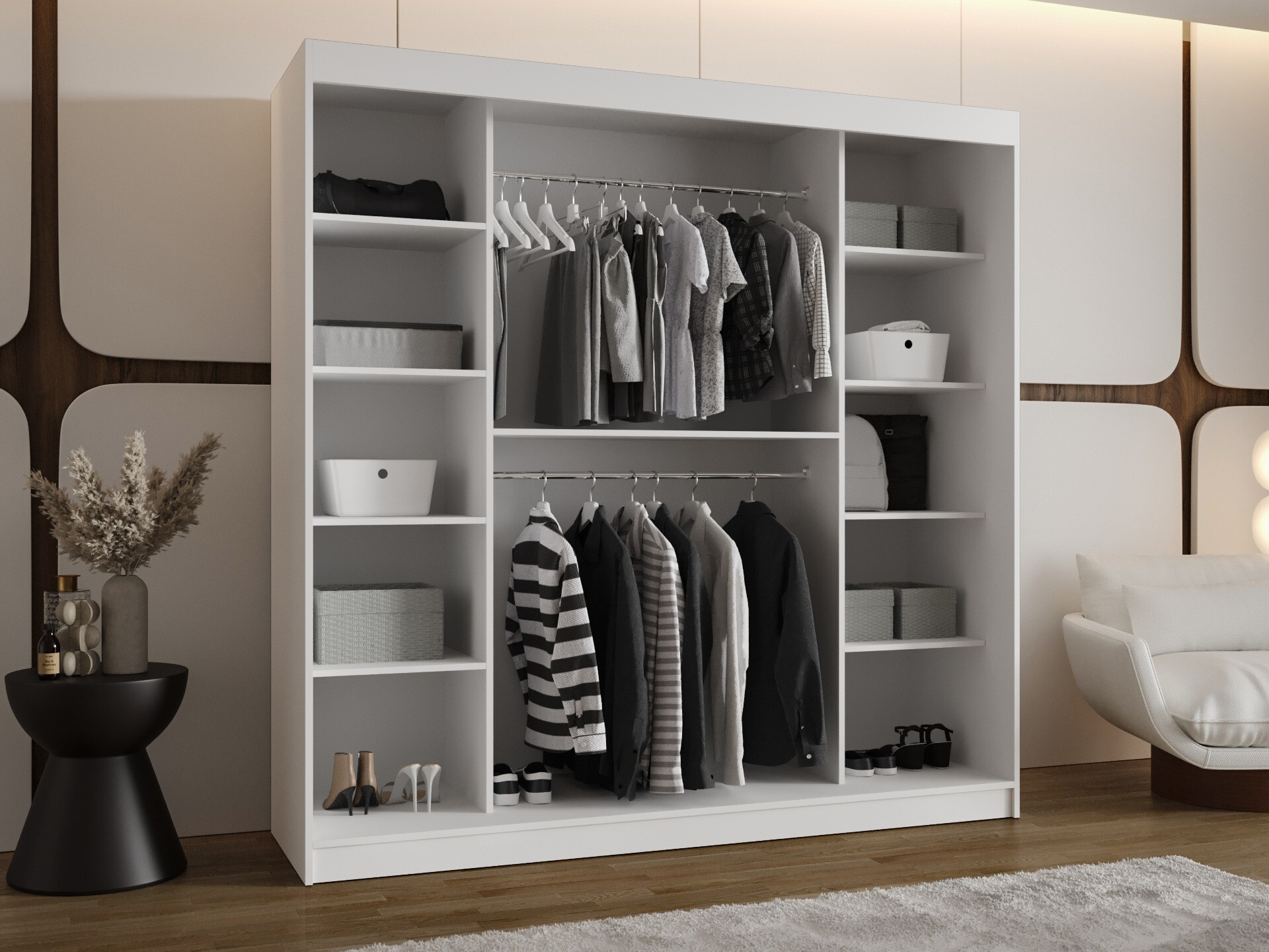 Wardrobe Hartford 499 (White)