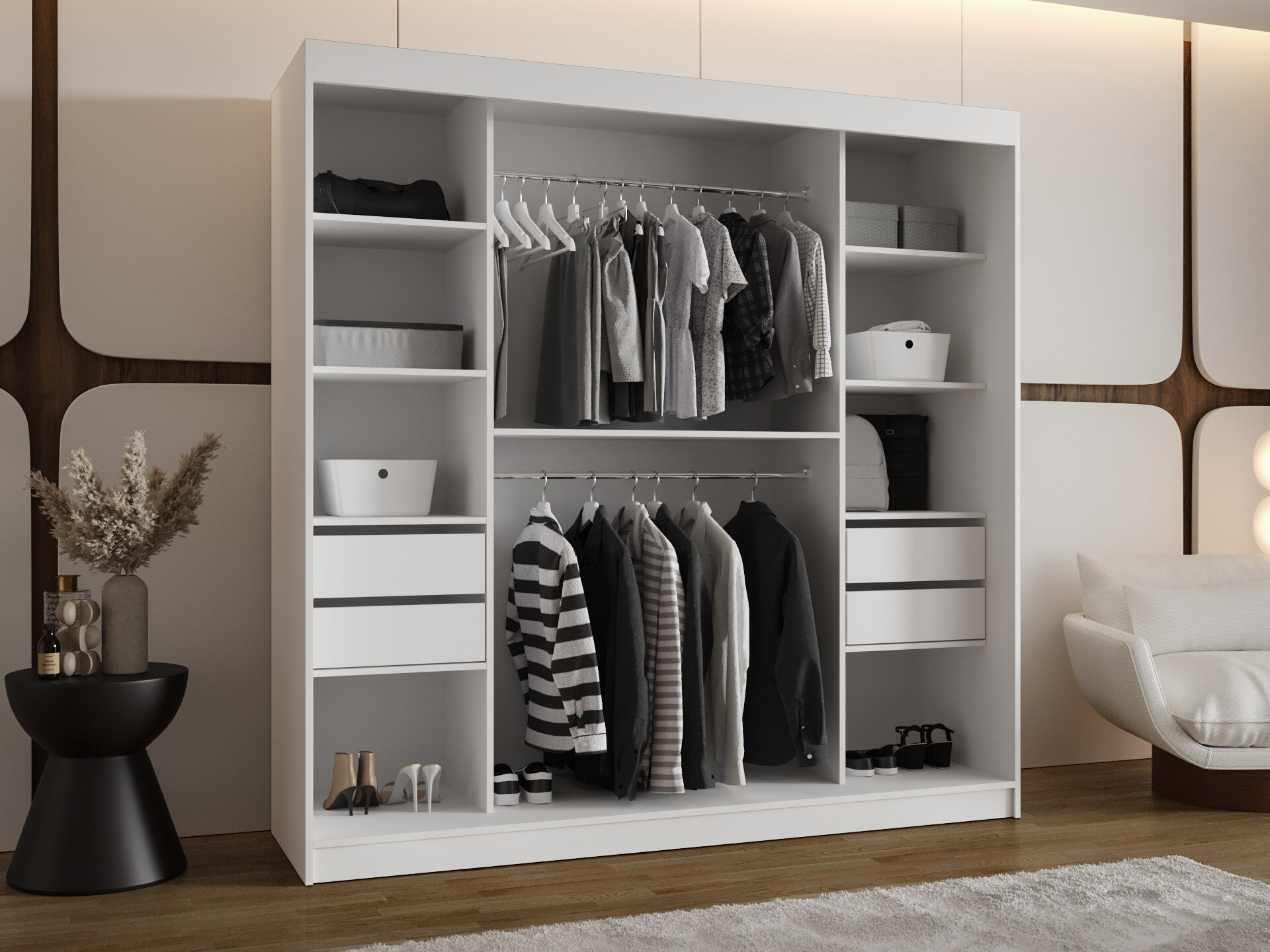 Wardrobe Hartford 507 (White)
