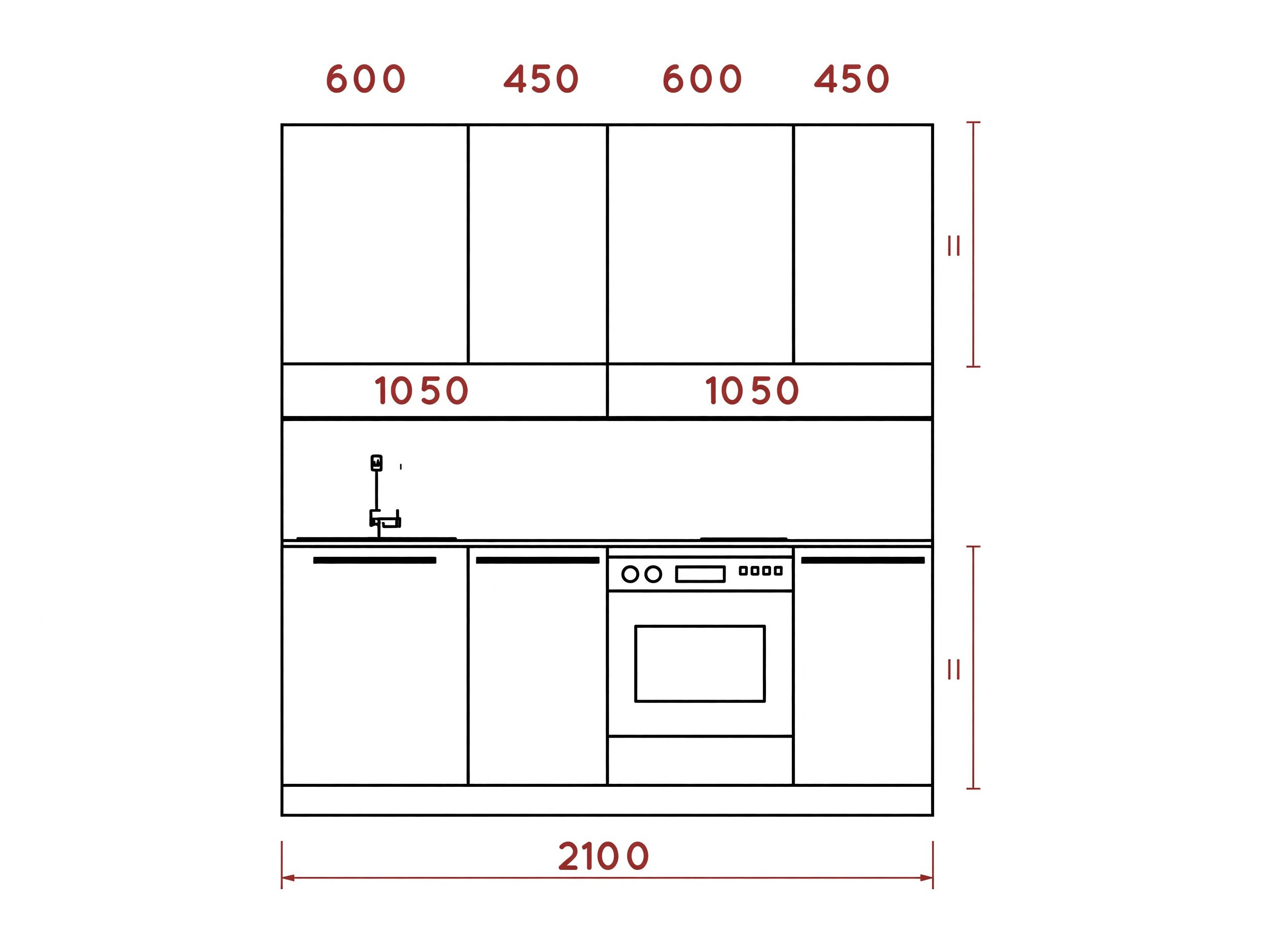 Kitchen set Boston 793 (Anthracite + Light oak)