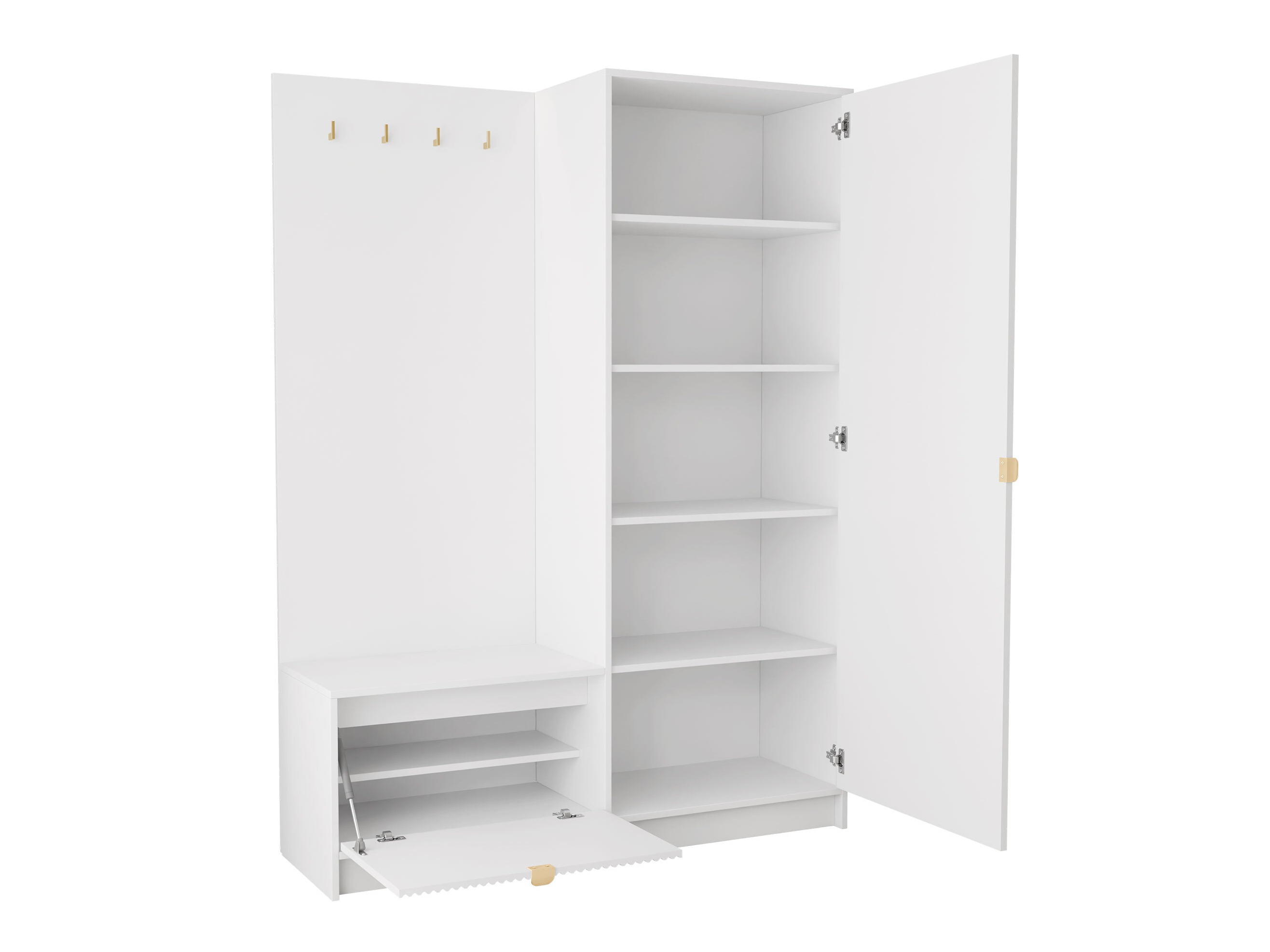 Hallway set Comfivo Papilio (Beige)