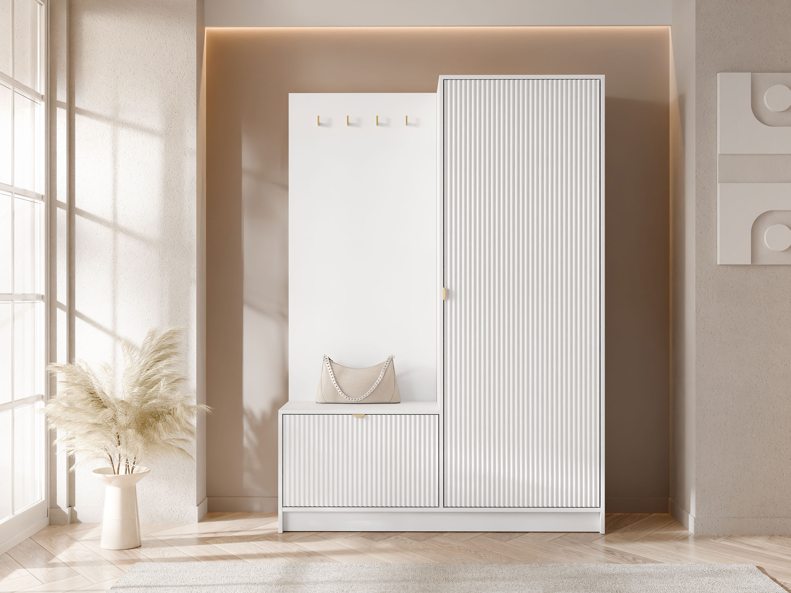 Hallway set Comfivo Papilio (White)