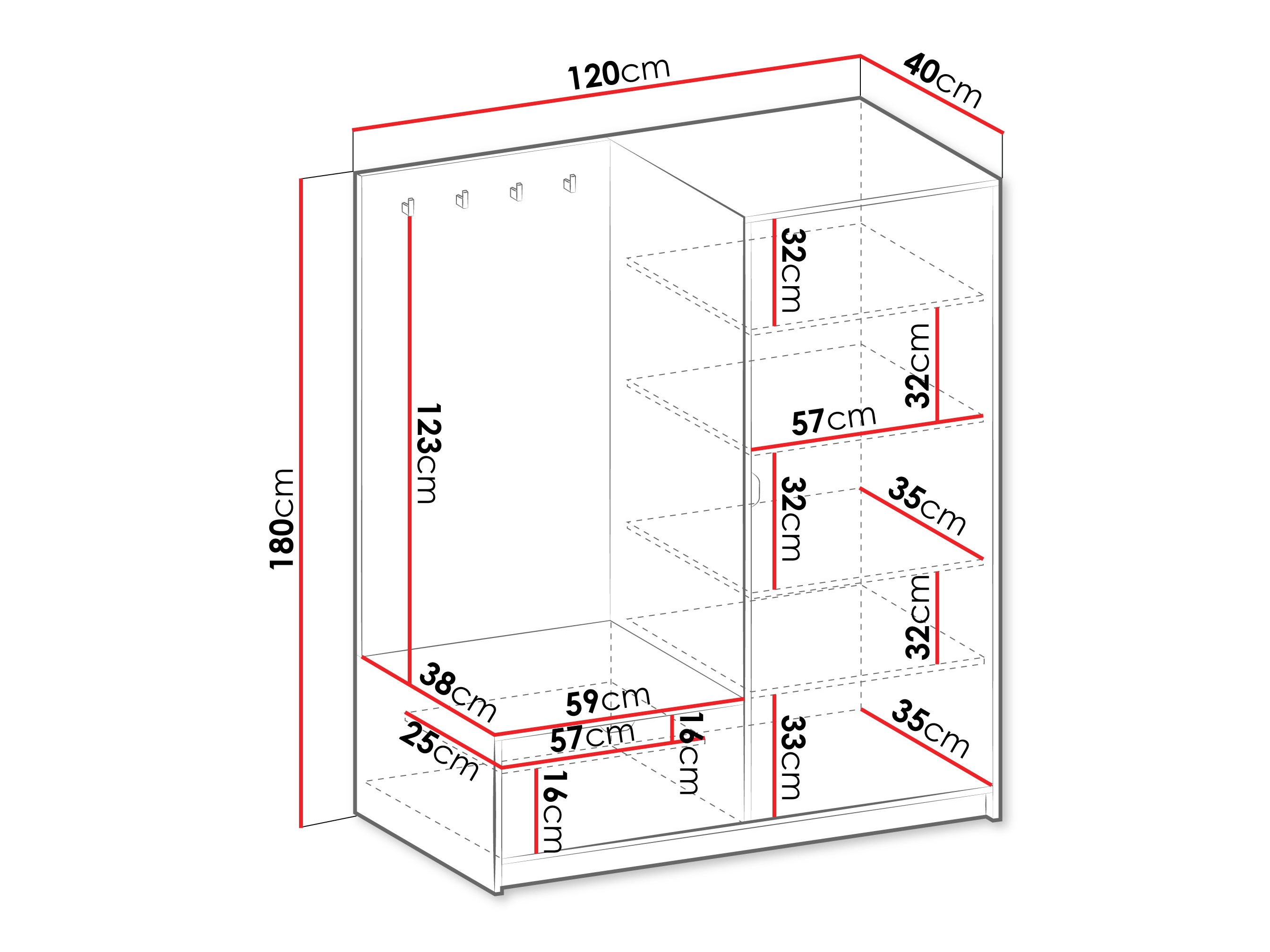 Hallway set Comfivo Papilio (White)