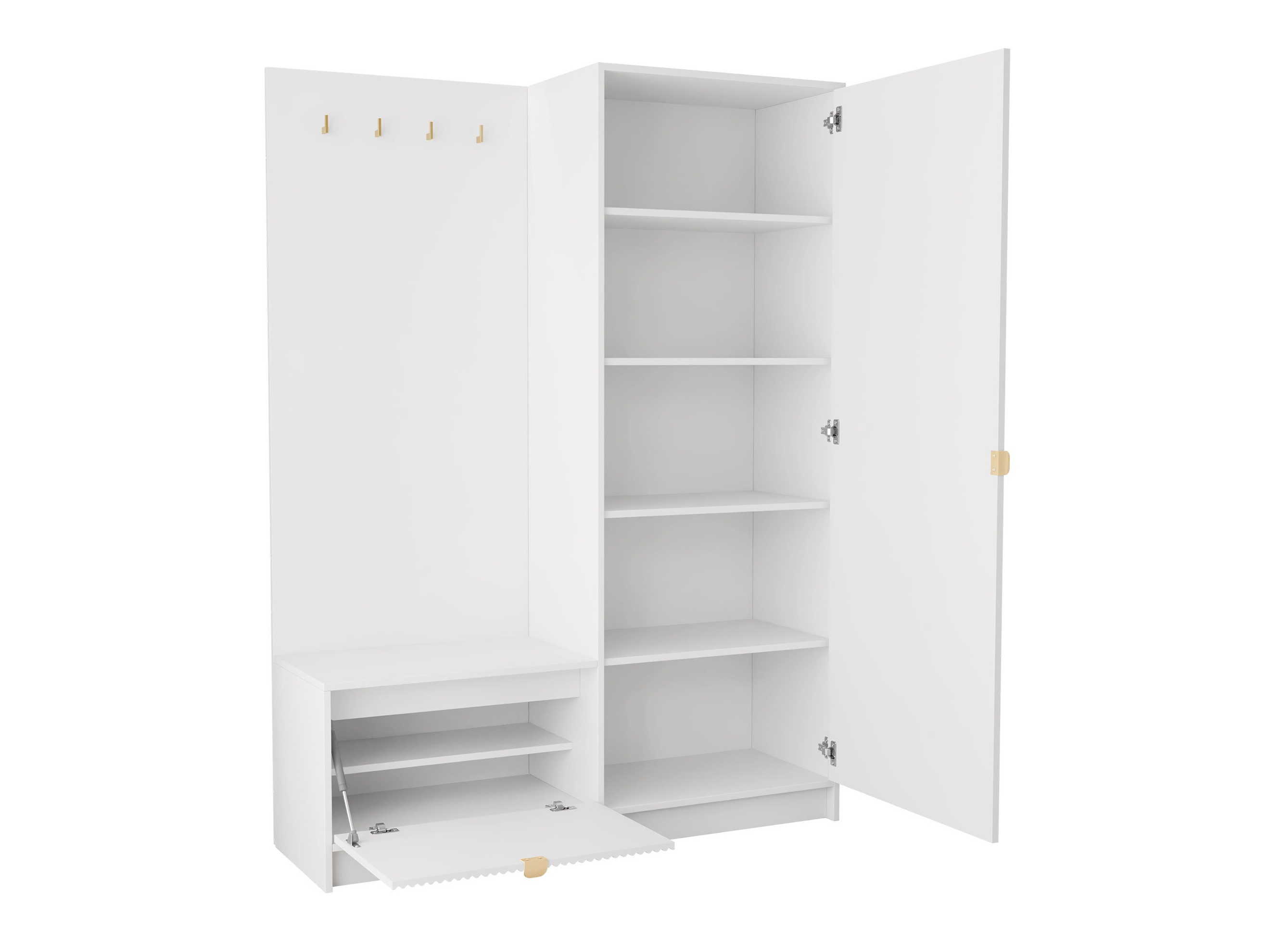 Hallway set Comfivo Papilio (White)