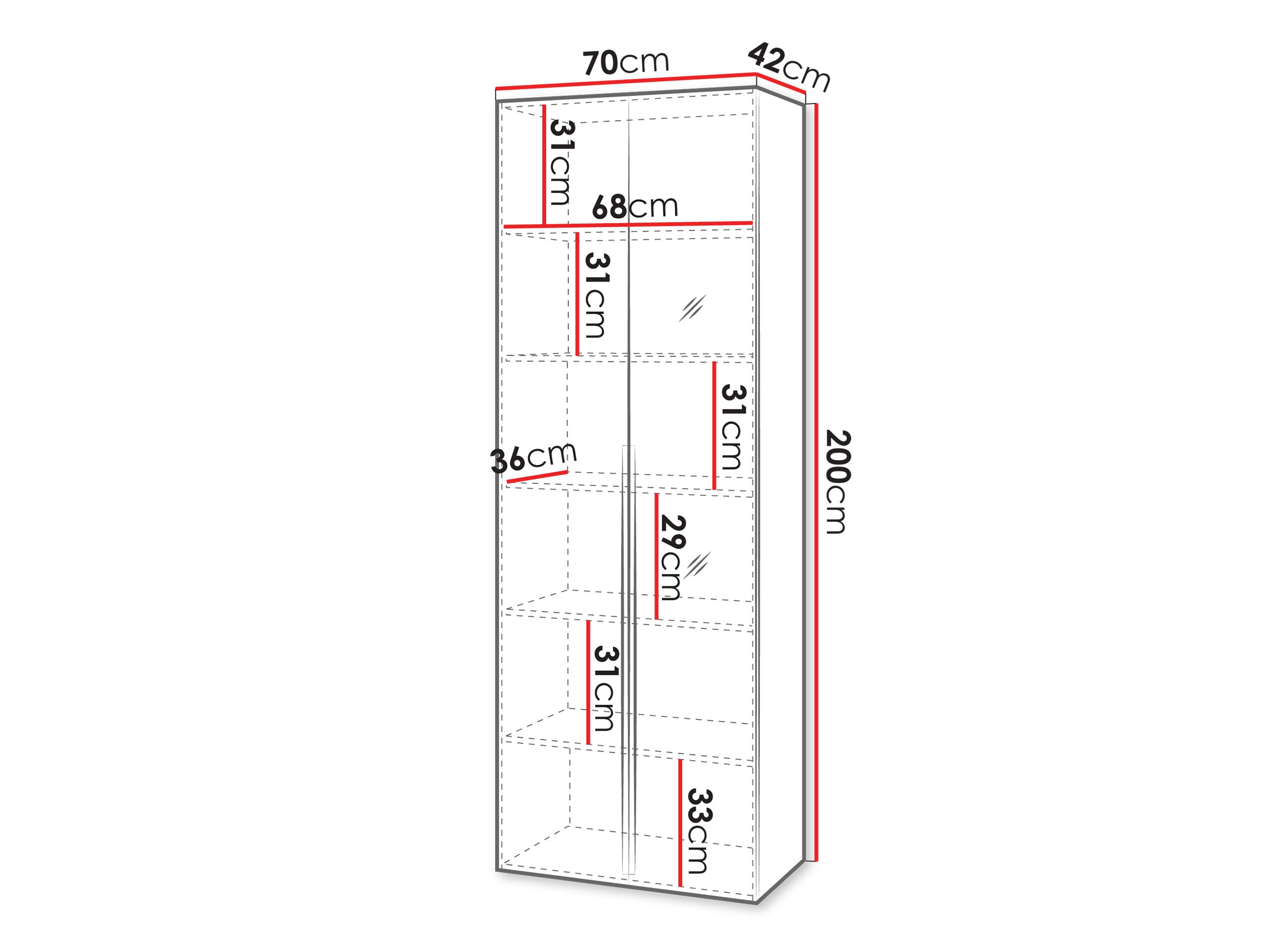 Bookcase Comfivo Auditor II (Walnut)