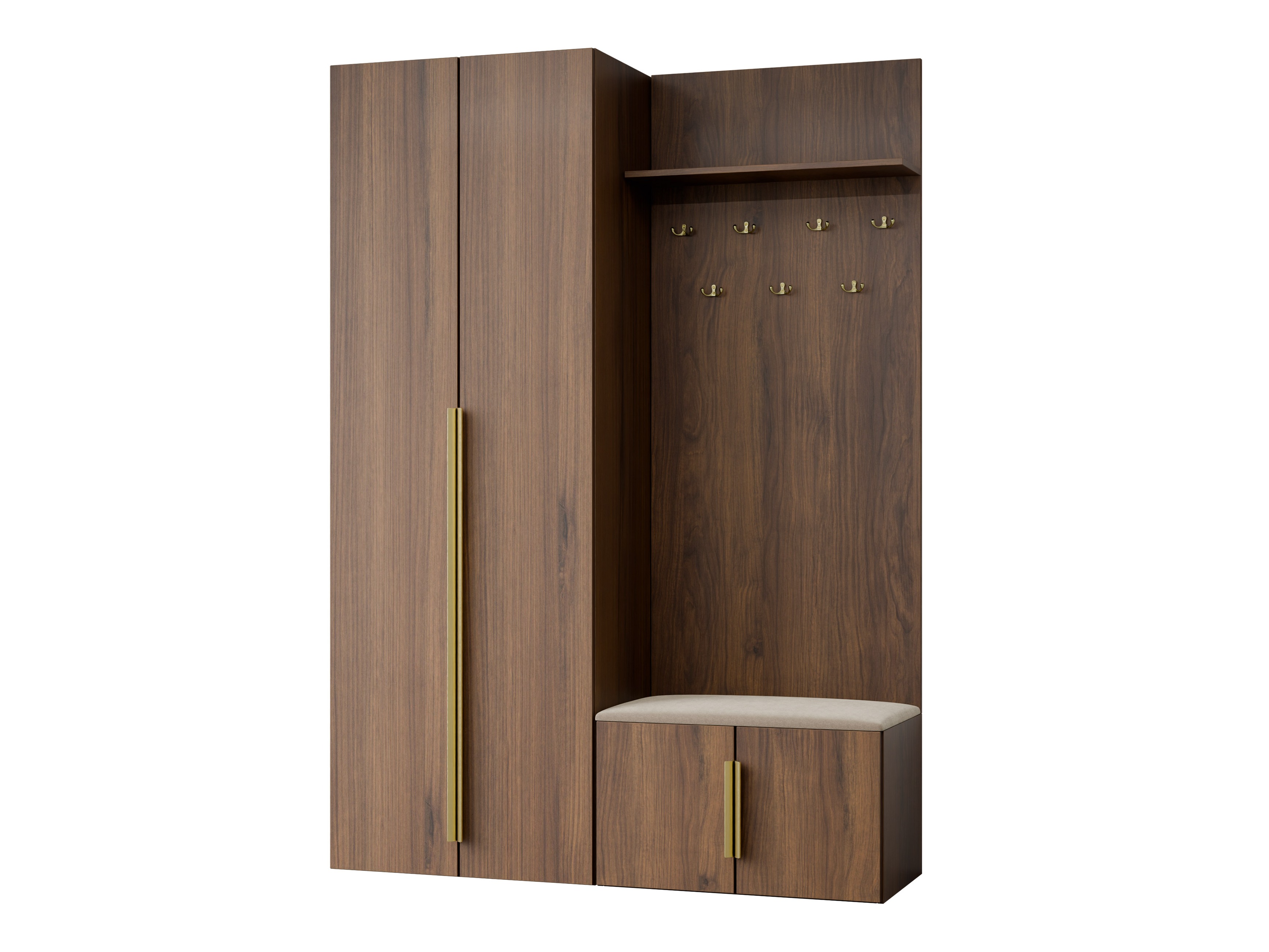 Hallway set Comfivo Auditor I (Walnut)