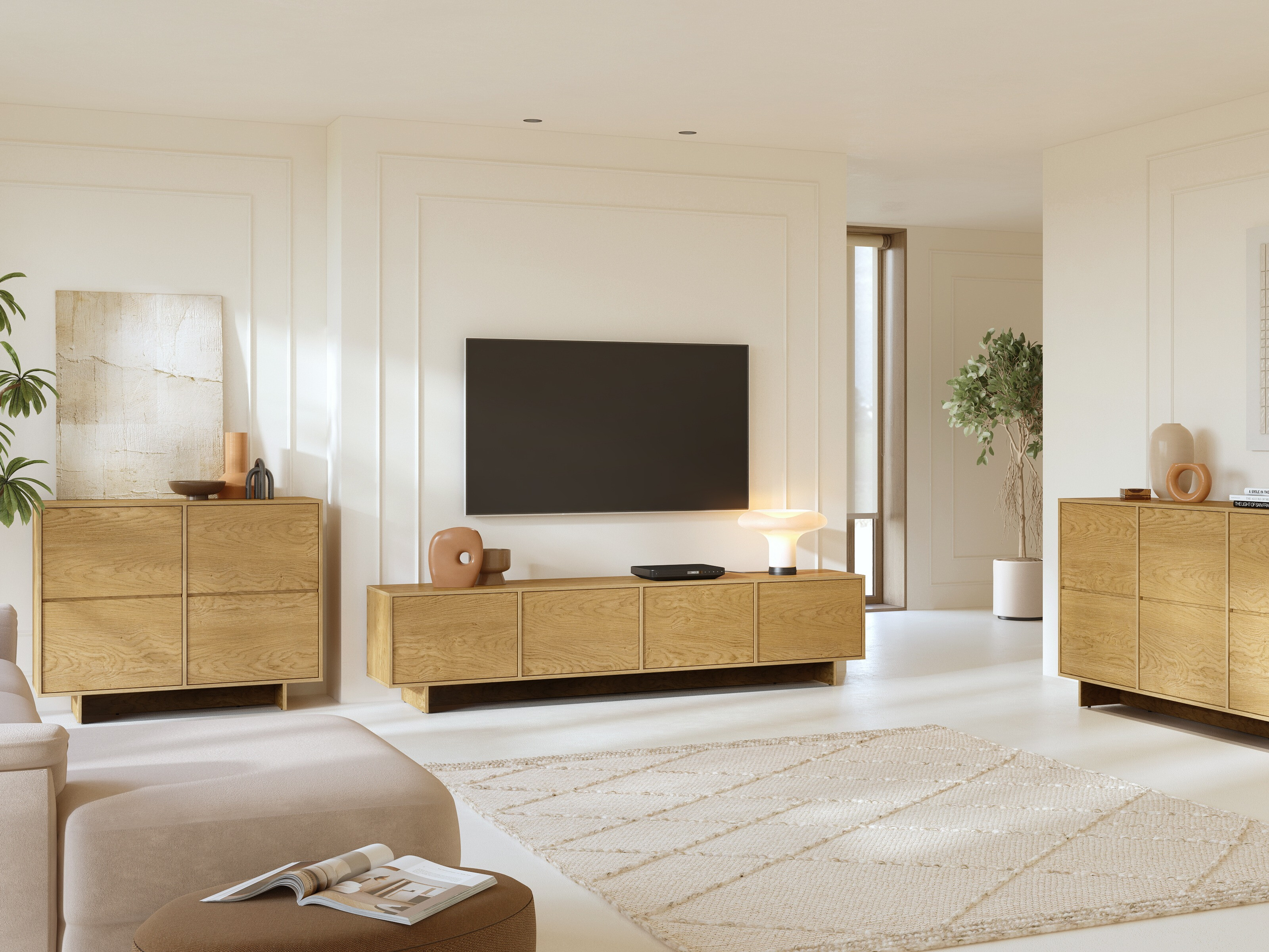 TV stand Cavbali 101 (Oak)