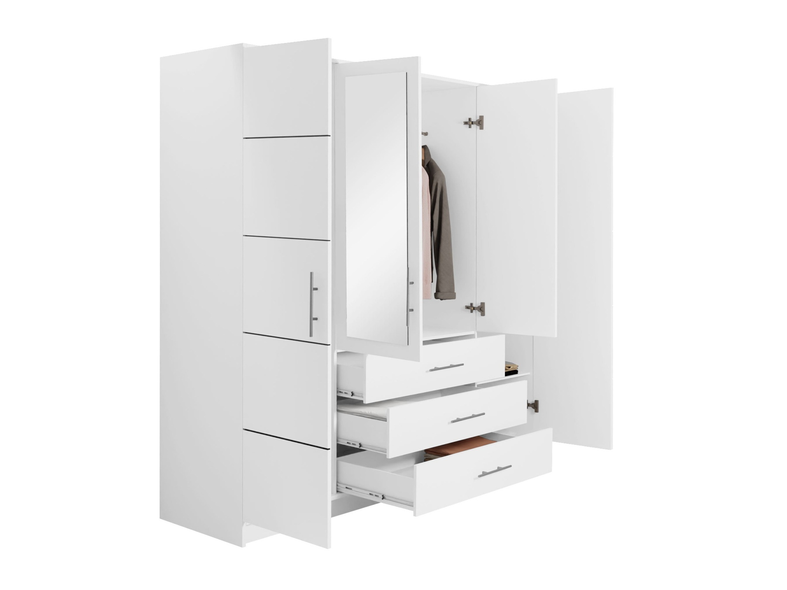 Wardrobe Dortivu (White)