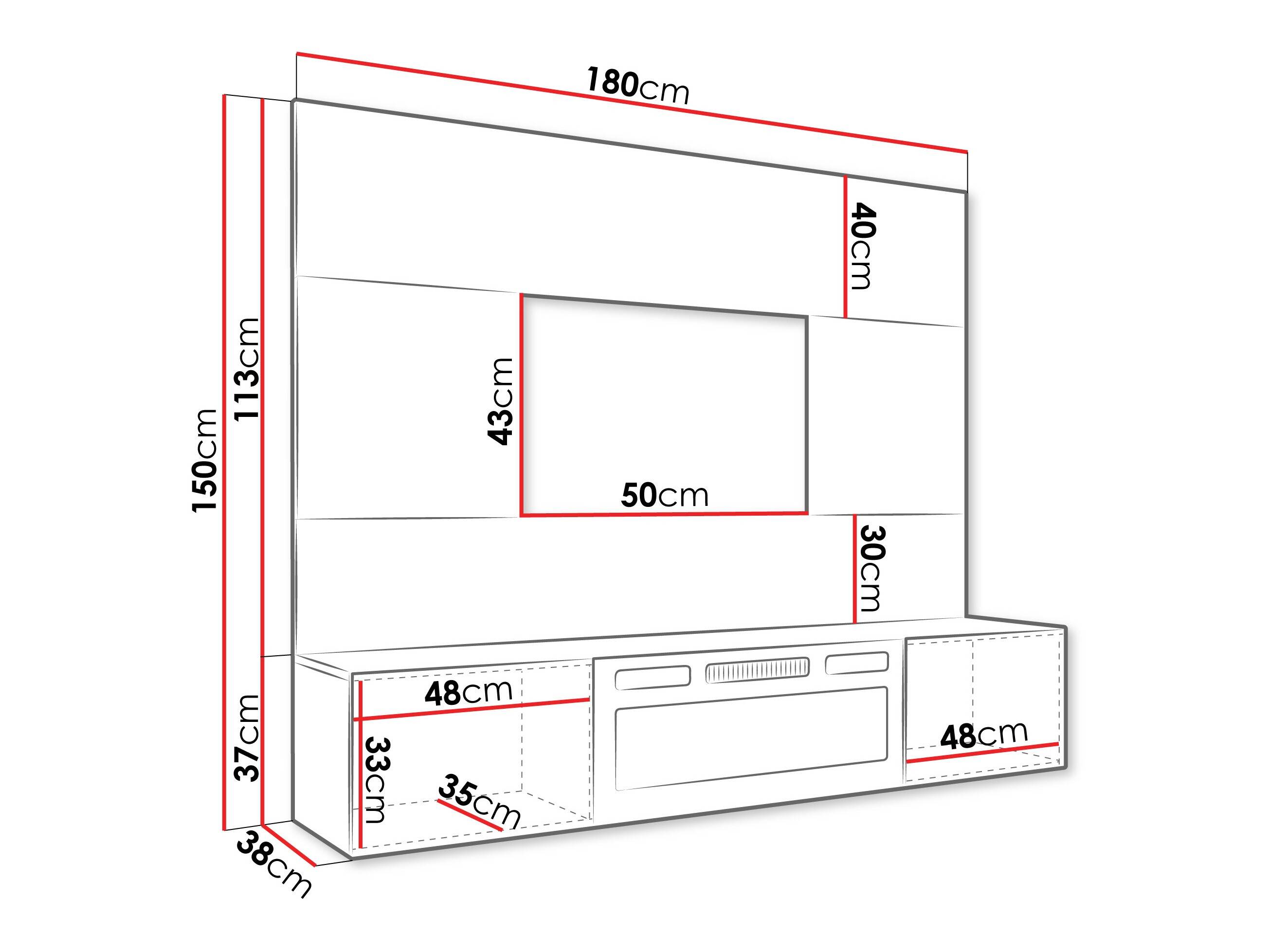 Living room set Comfivo Salix VII (Black + Black marble)