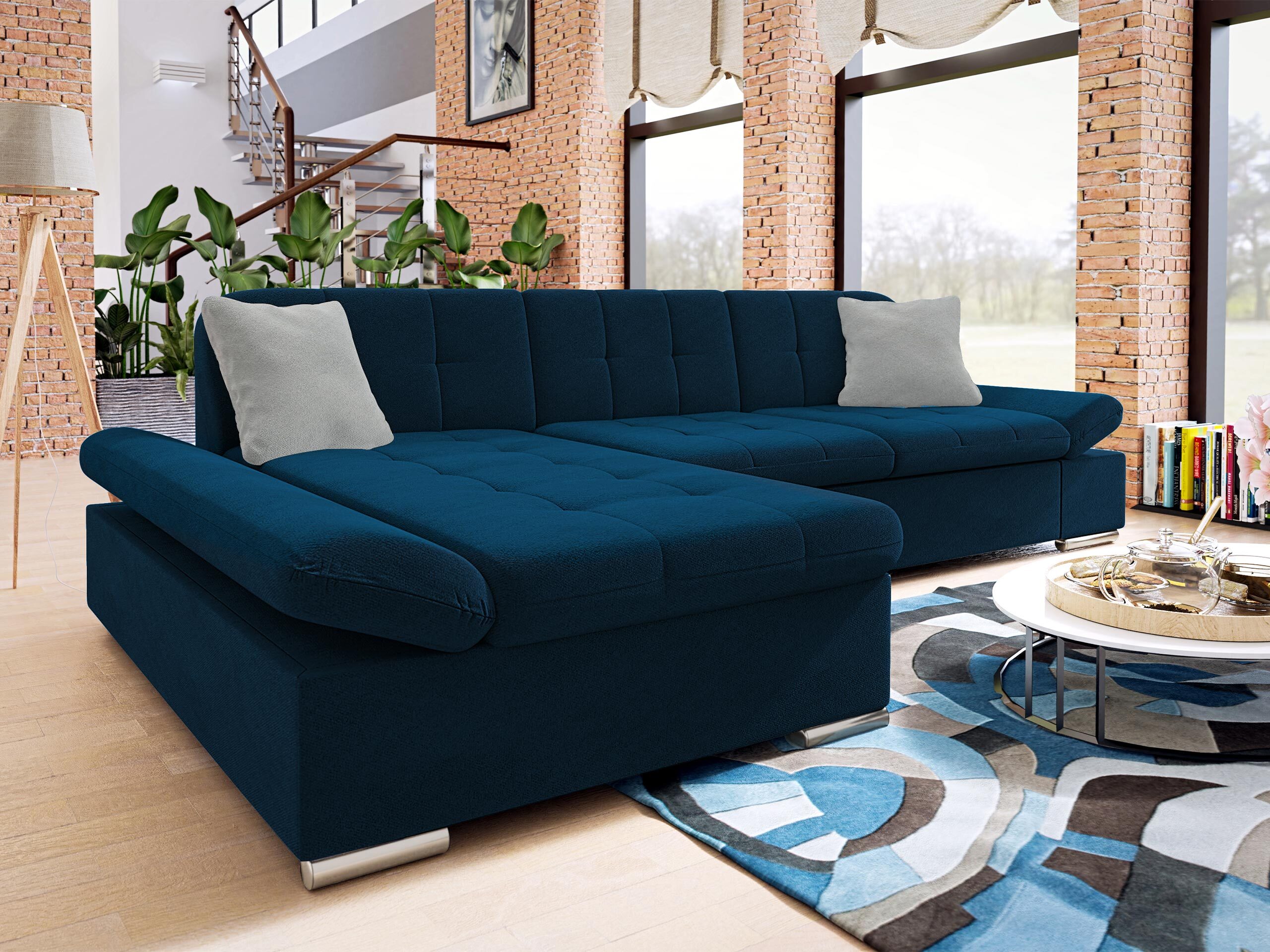 Corner sofa Comfivo Sanitas I (Kronos 09 + Paros 05)