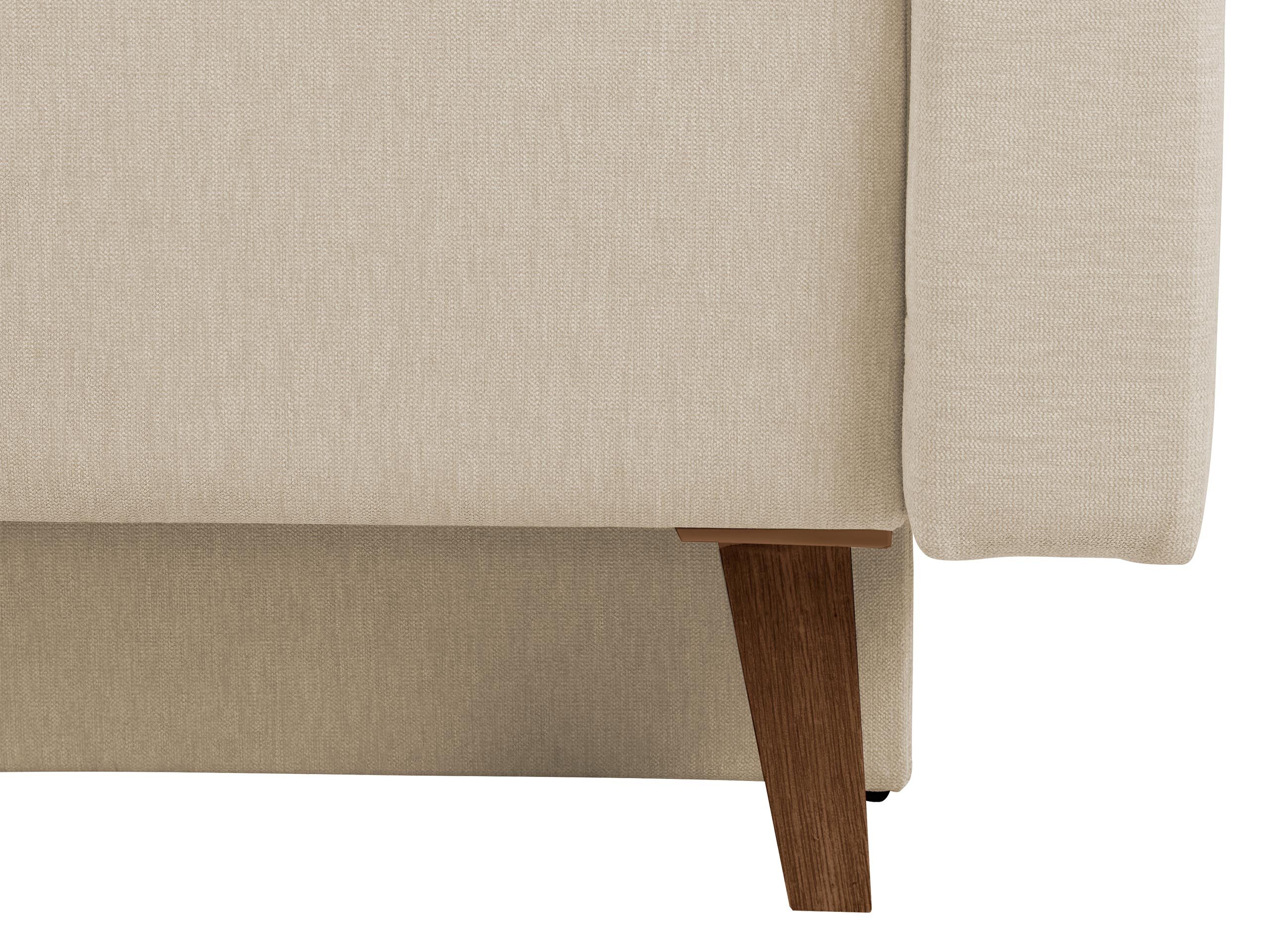 Corner sofa Delbene 130 (Verita 75 + Dark San Remo oak)