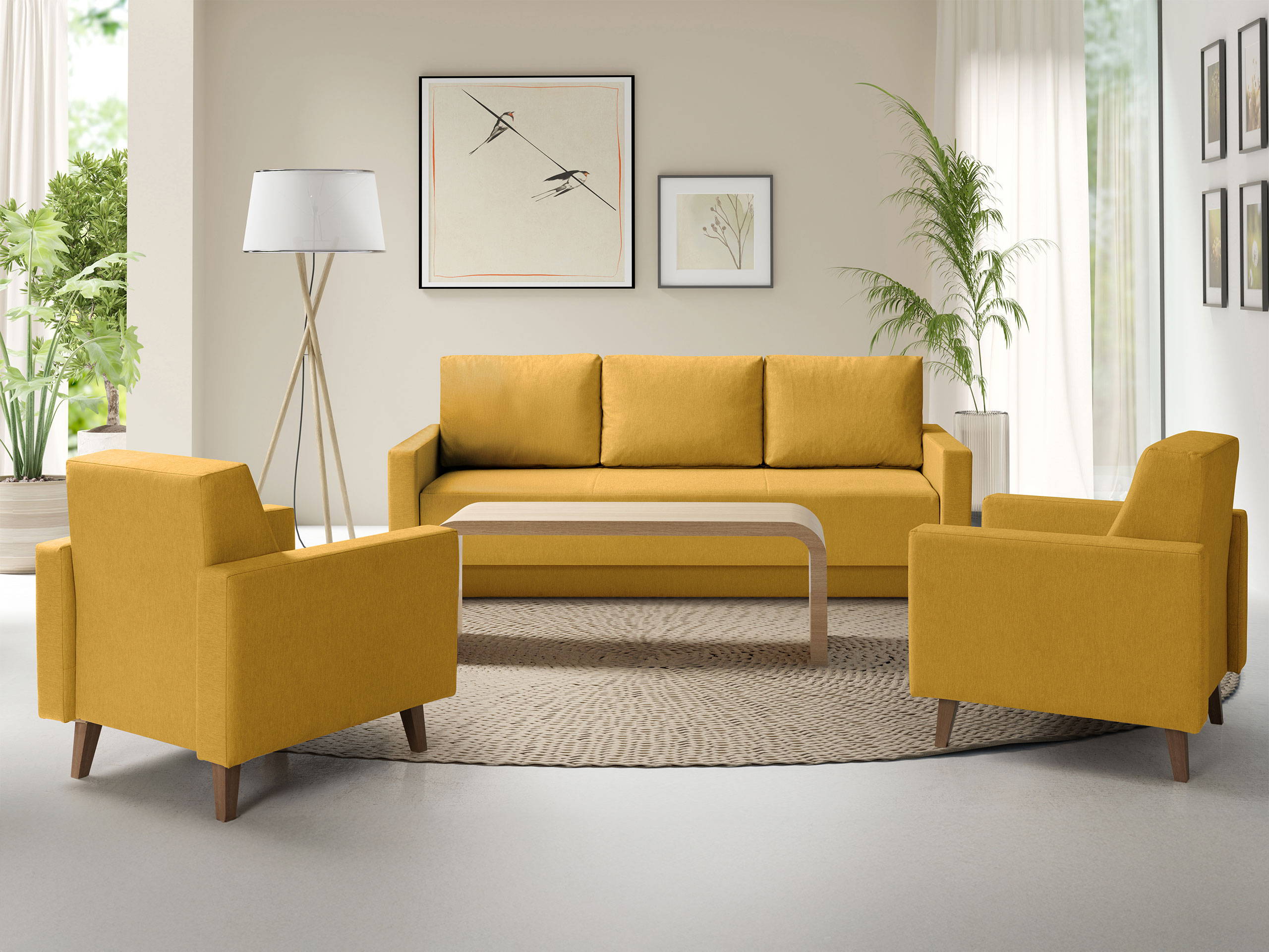 Upholstered furniture set Delbene 133 (Verita 53)