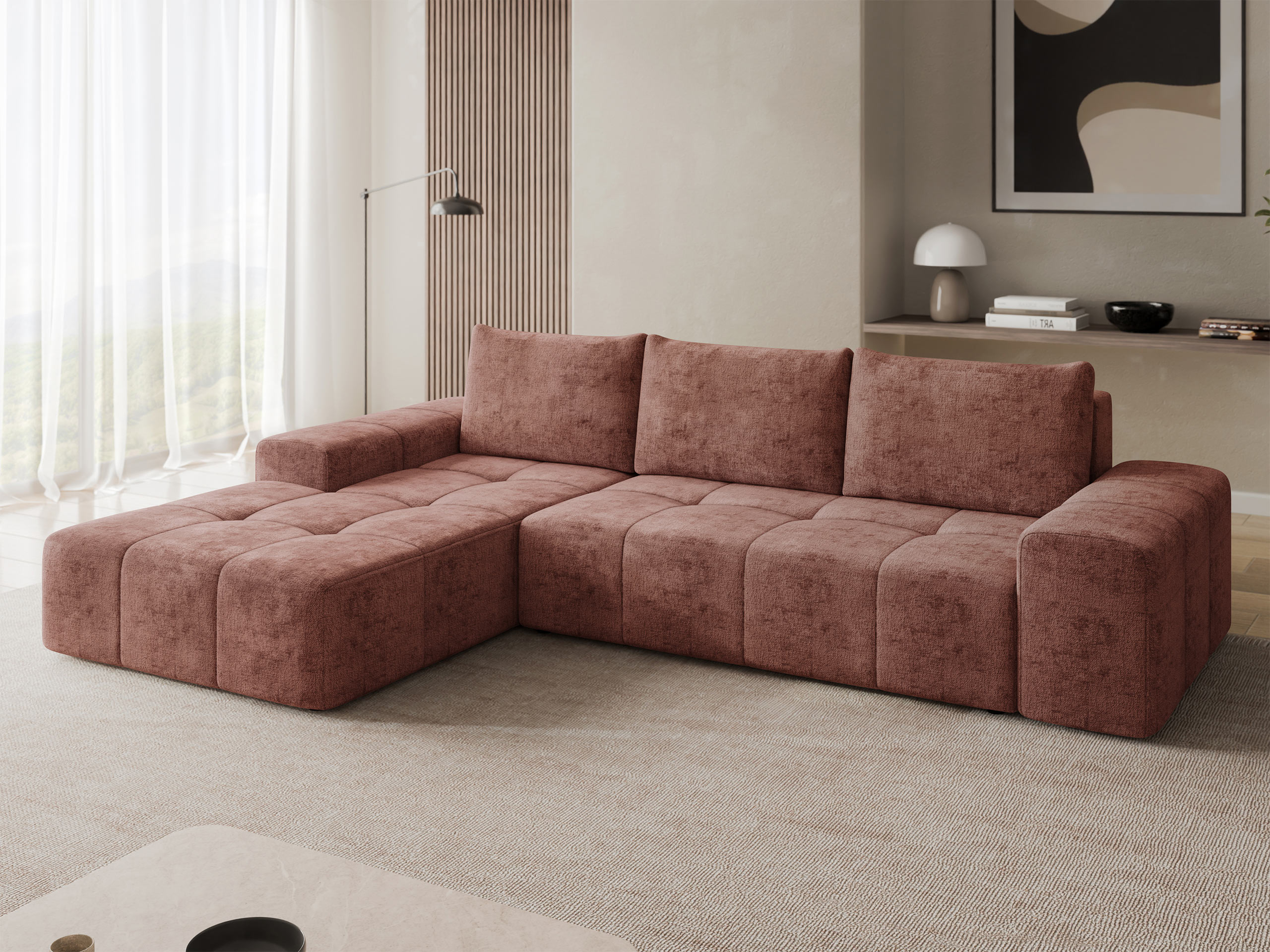 Corner sofa Comfivo Origor I (Milky 10)