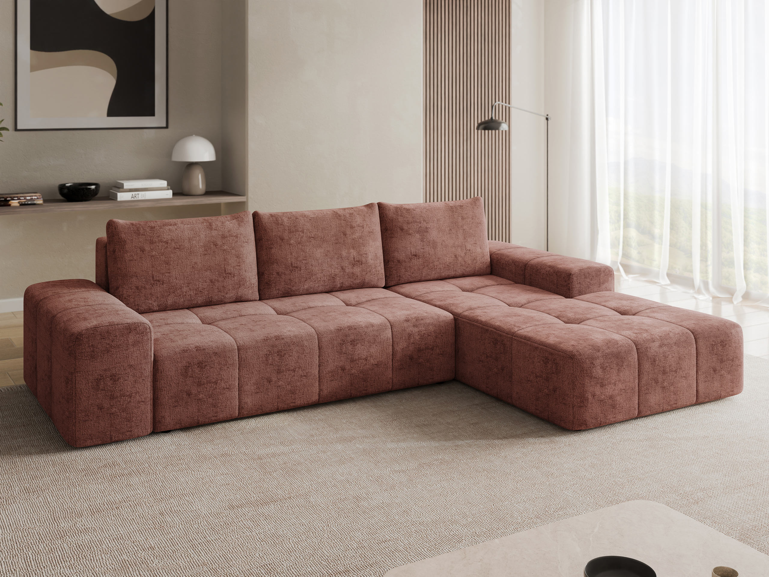 Corner sofa Comfivo Origor I (Milky 10)