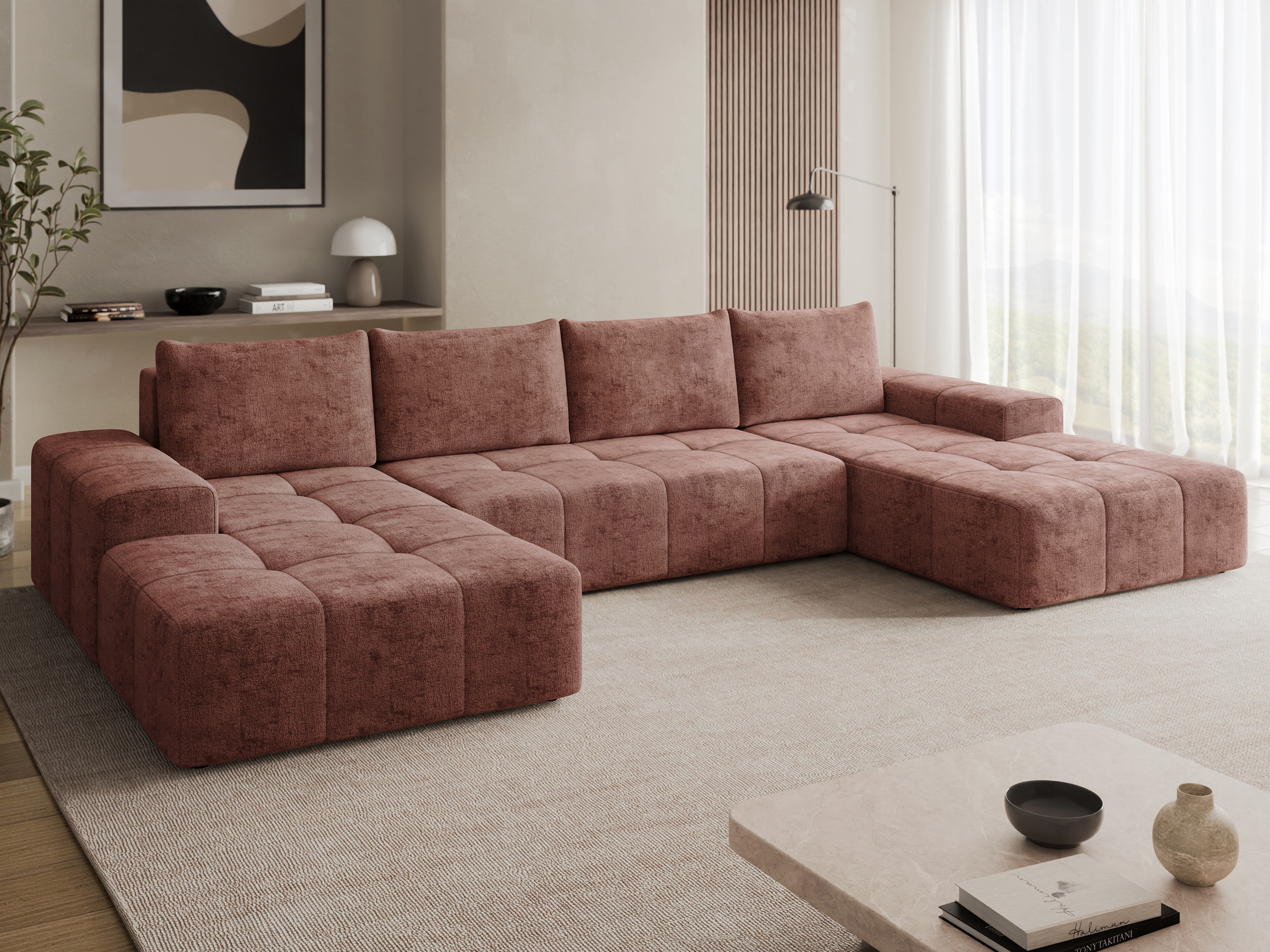 Corner sofa Comfivo Origor II (Milky 10)