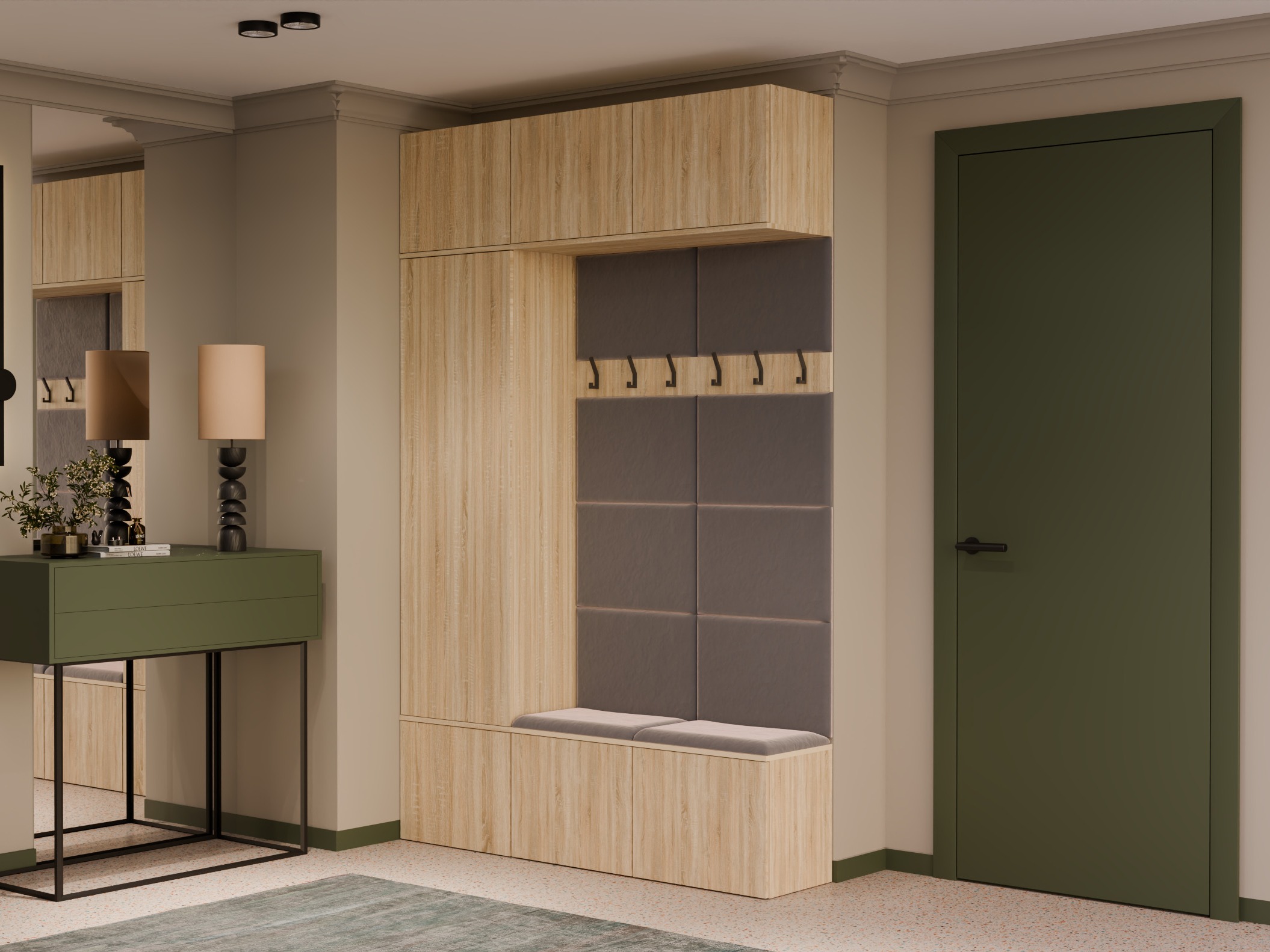 Hallway set Domtori 112 (Sonoma oak)