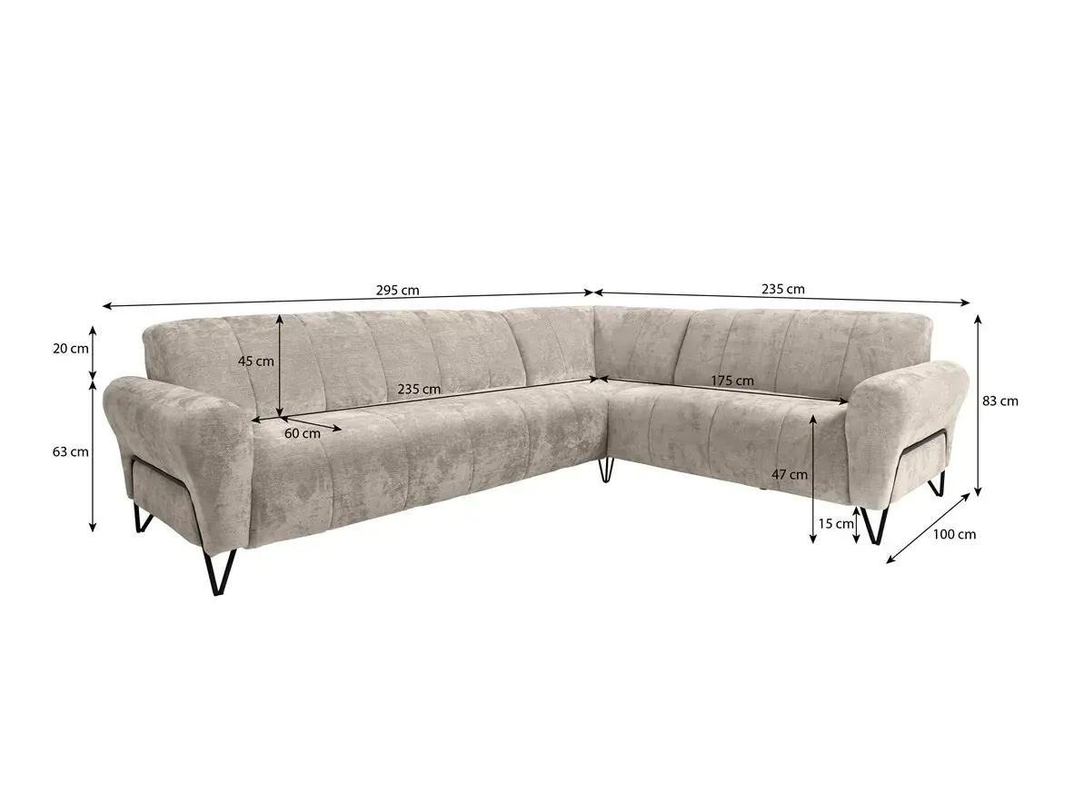 Corner sofa Avicava 100 (Vega 05)