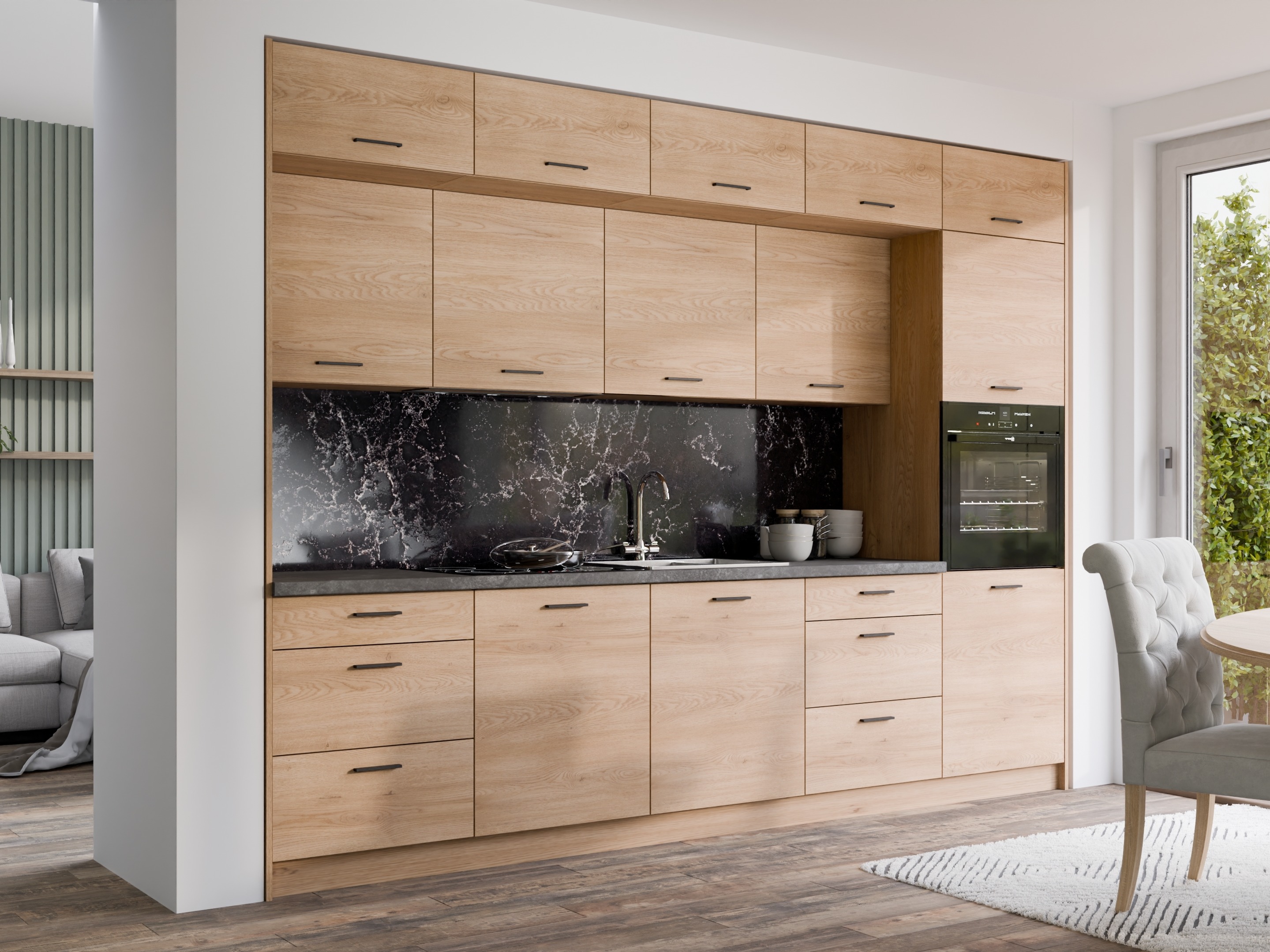 Modular sink cabinet with doors Ati Torro 137