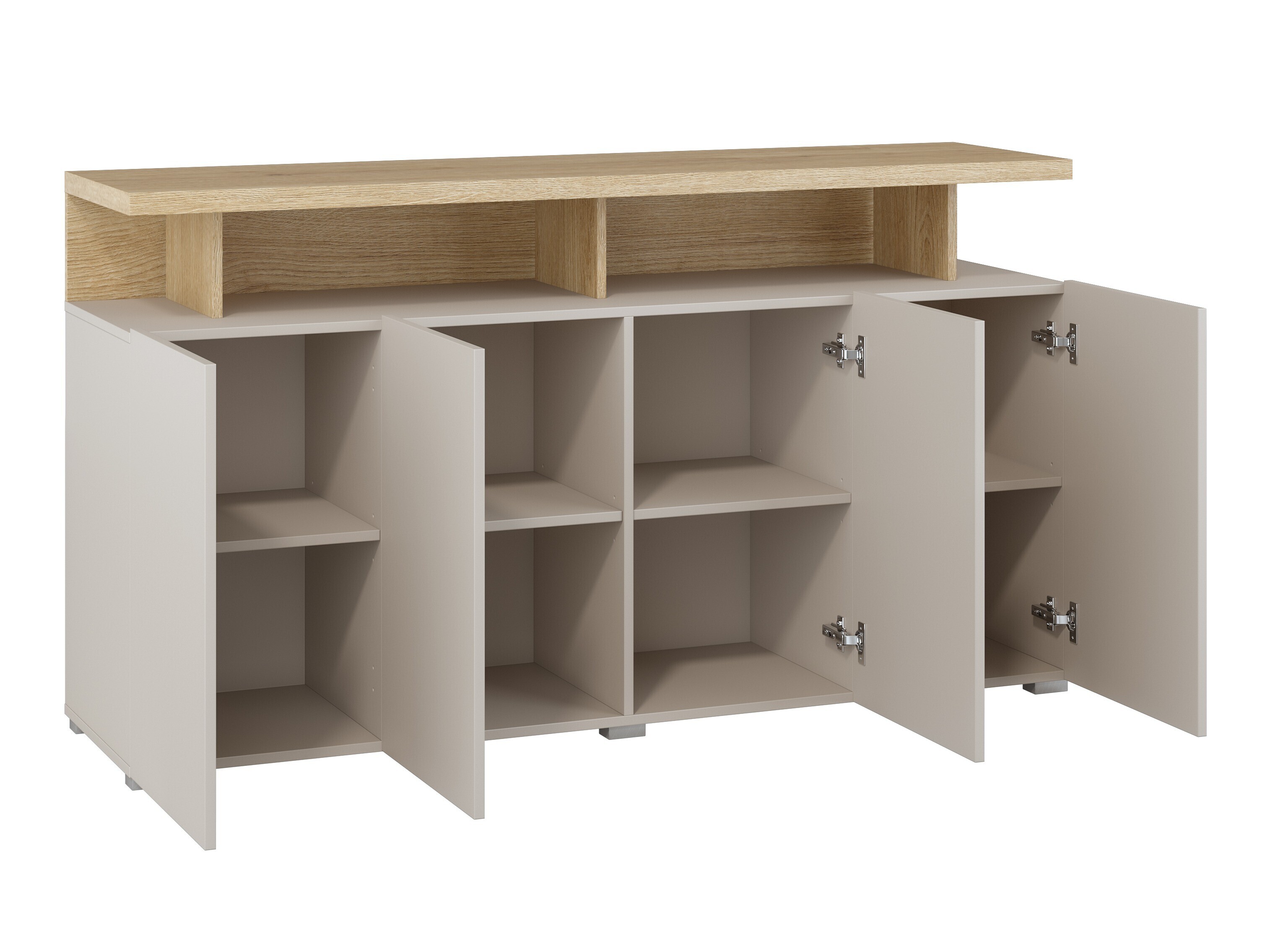 Living room set Virvele 103 (Cashmere + Light oak)