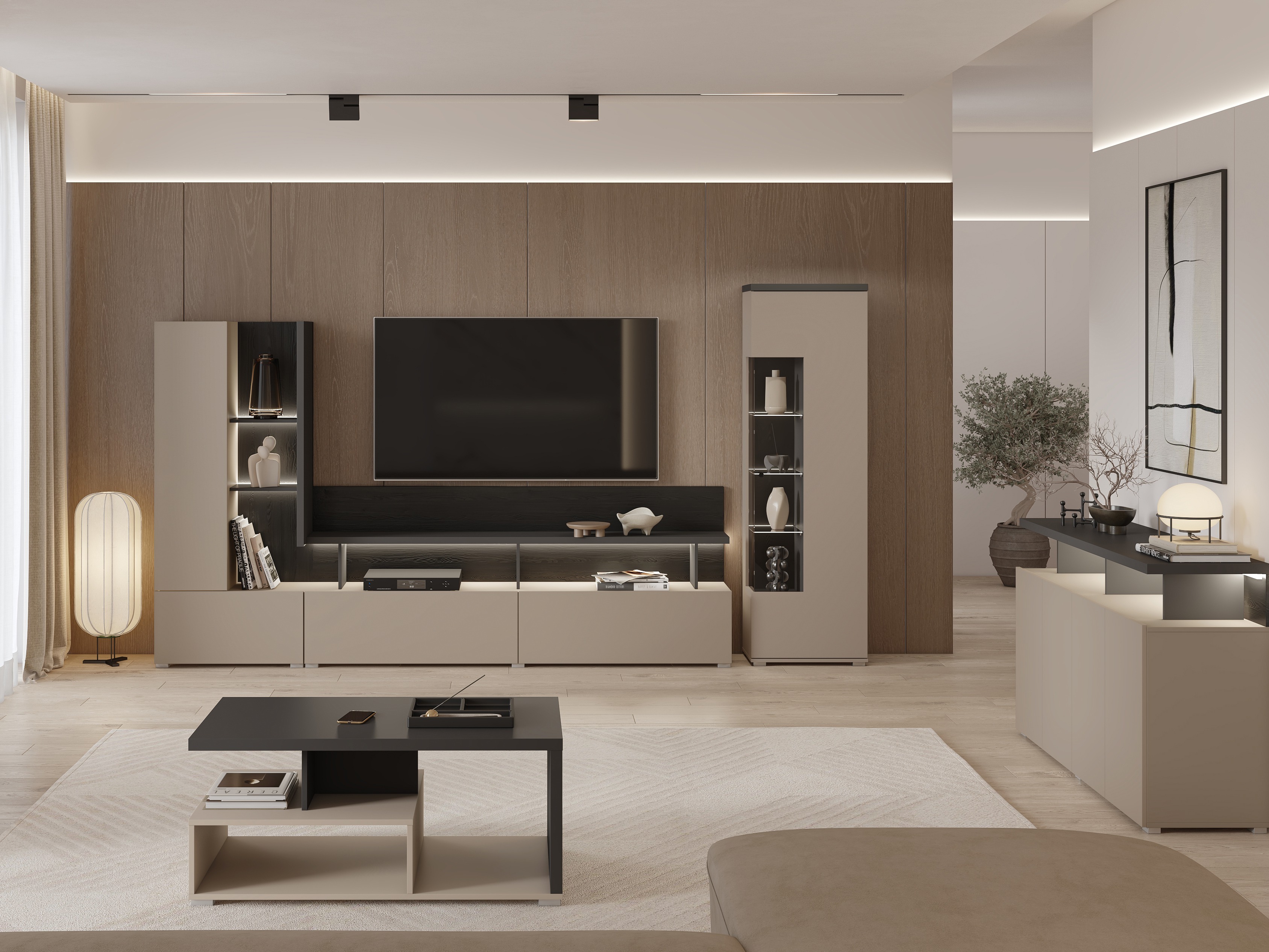 Sideboard Virvele 100 (Congo + Anthracite)