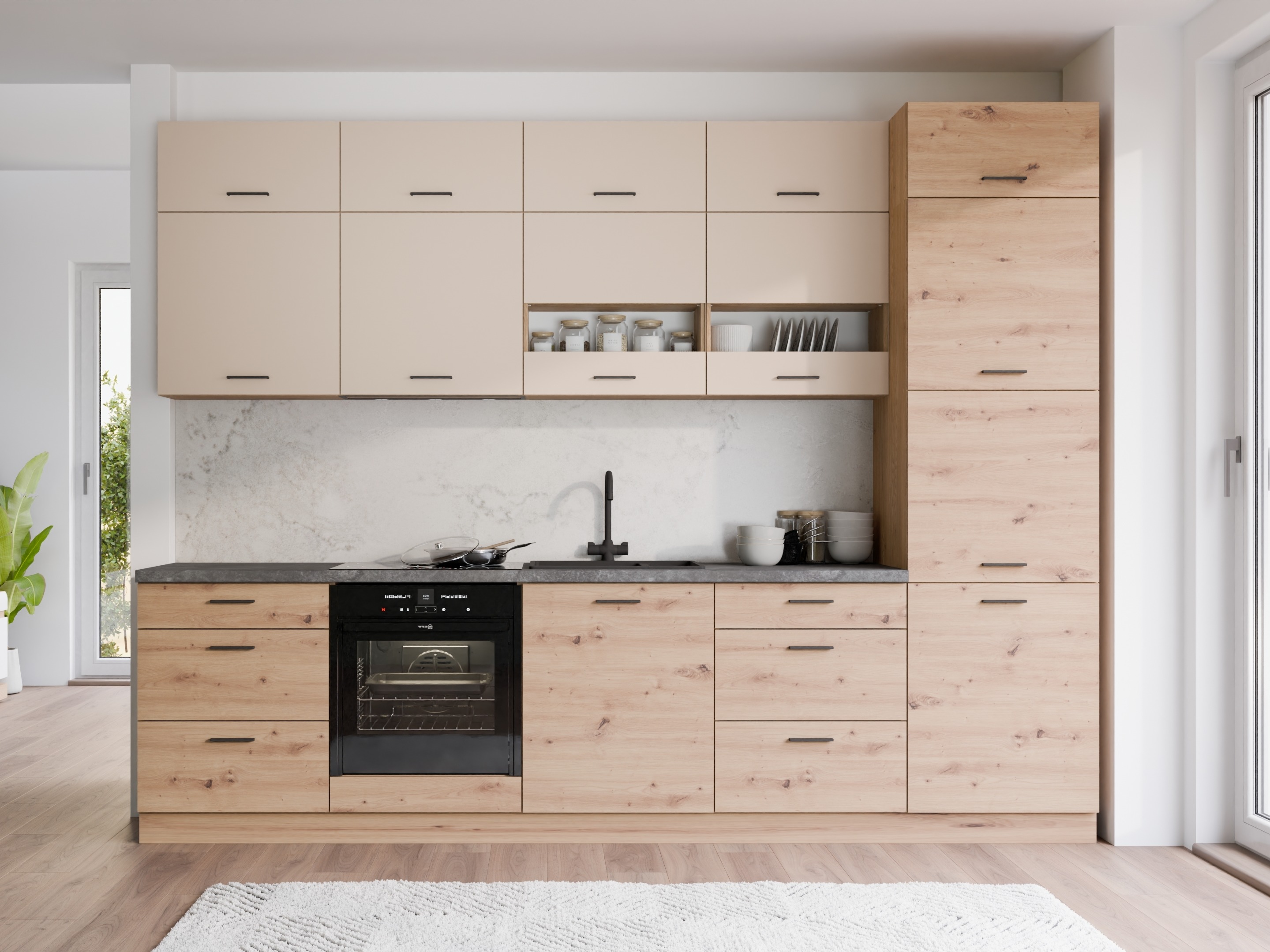 Modular kitchen set Ati Cashmere Artisan 100