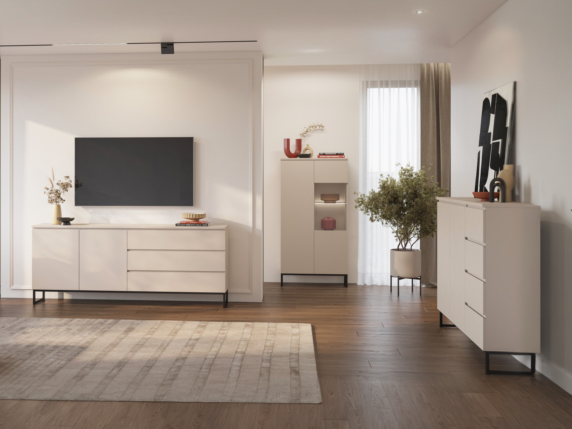 Chest of drawers Velsora 104 (Cashmere)