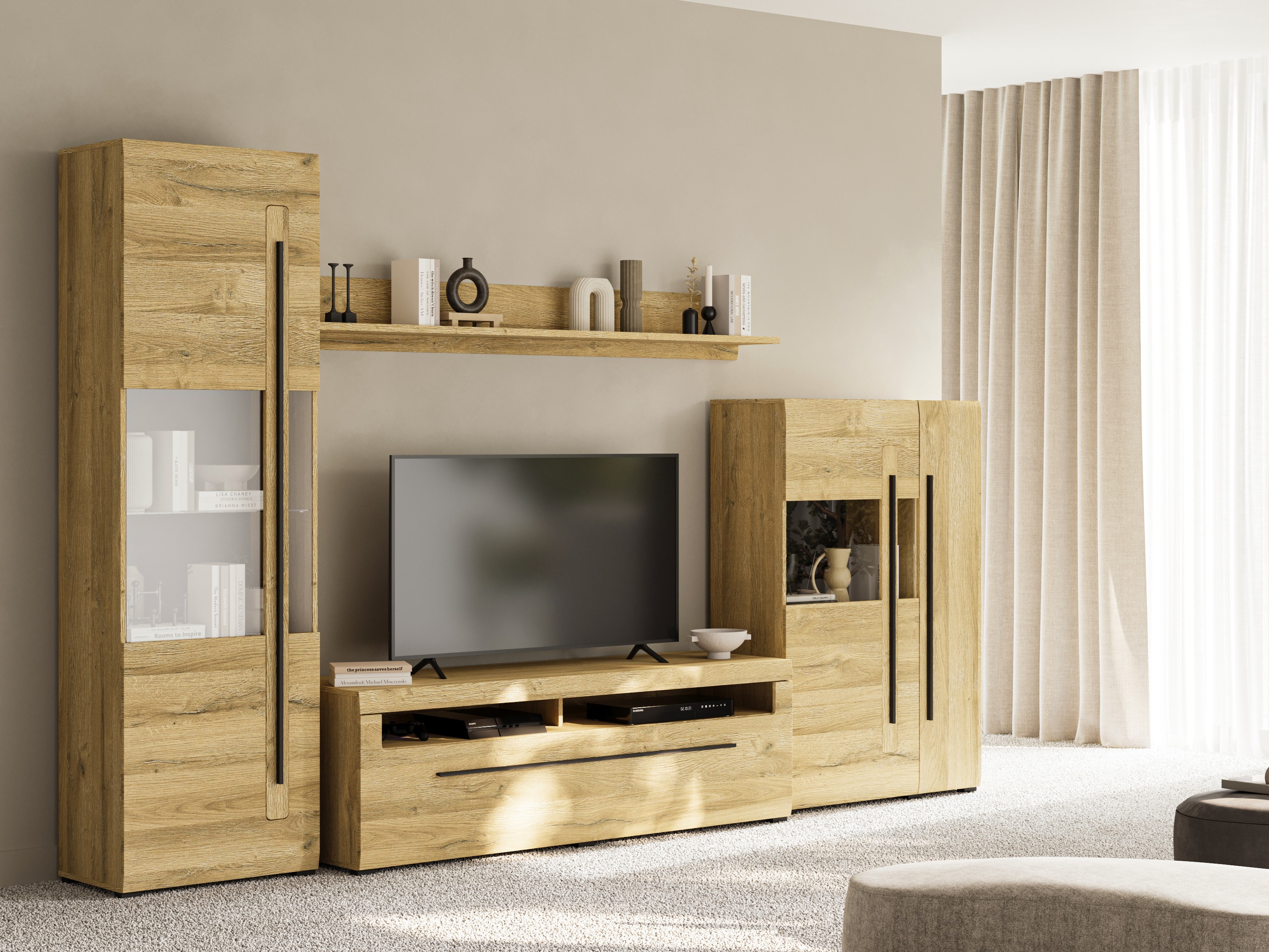 Bookcase Ophsalu 110 (Grandson oak)