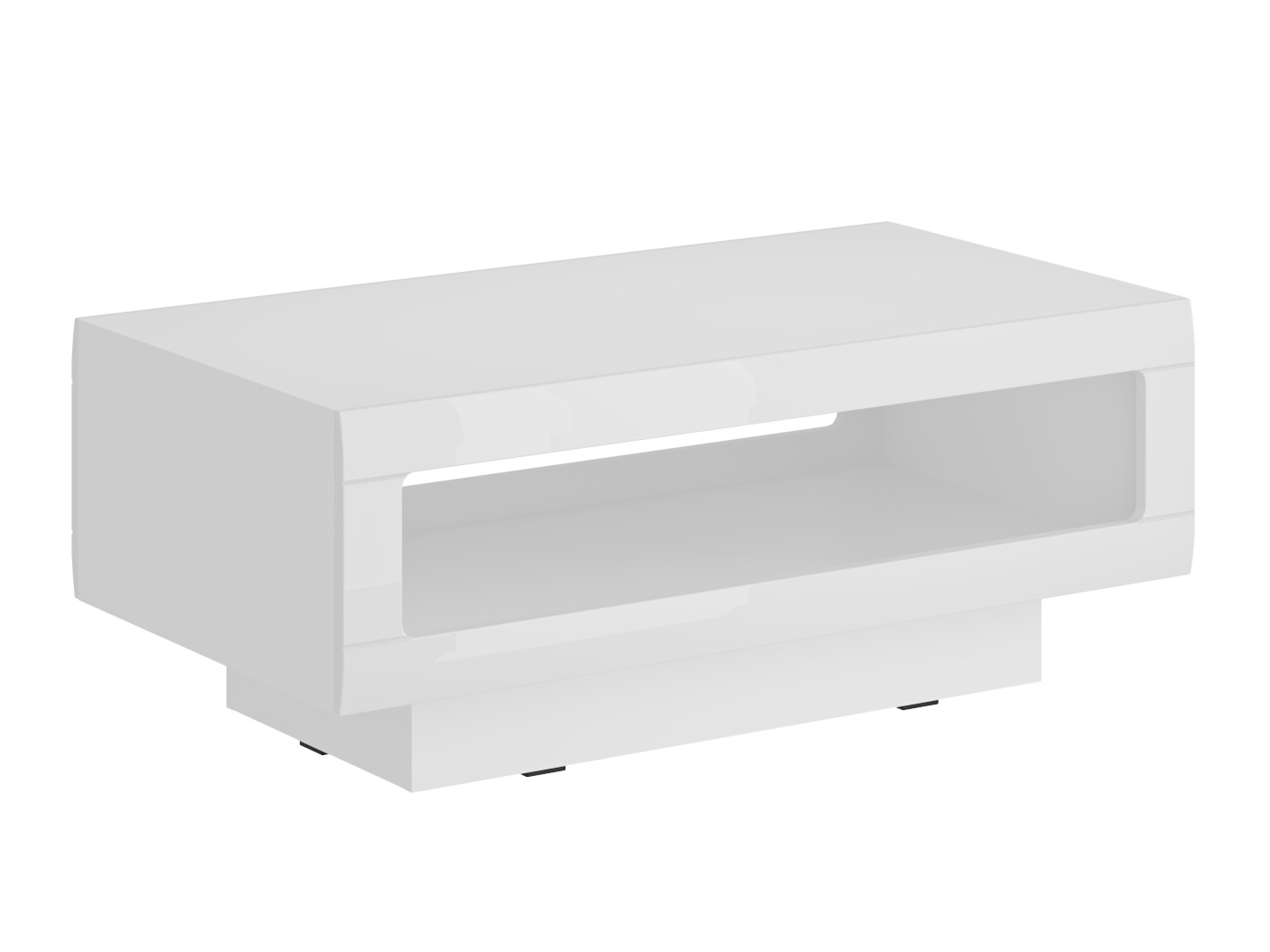 Living room set Ophsalu 112 (White + Glossy white)