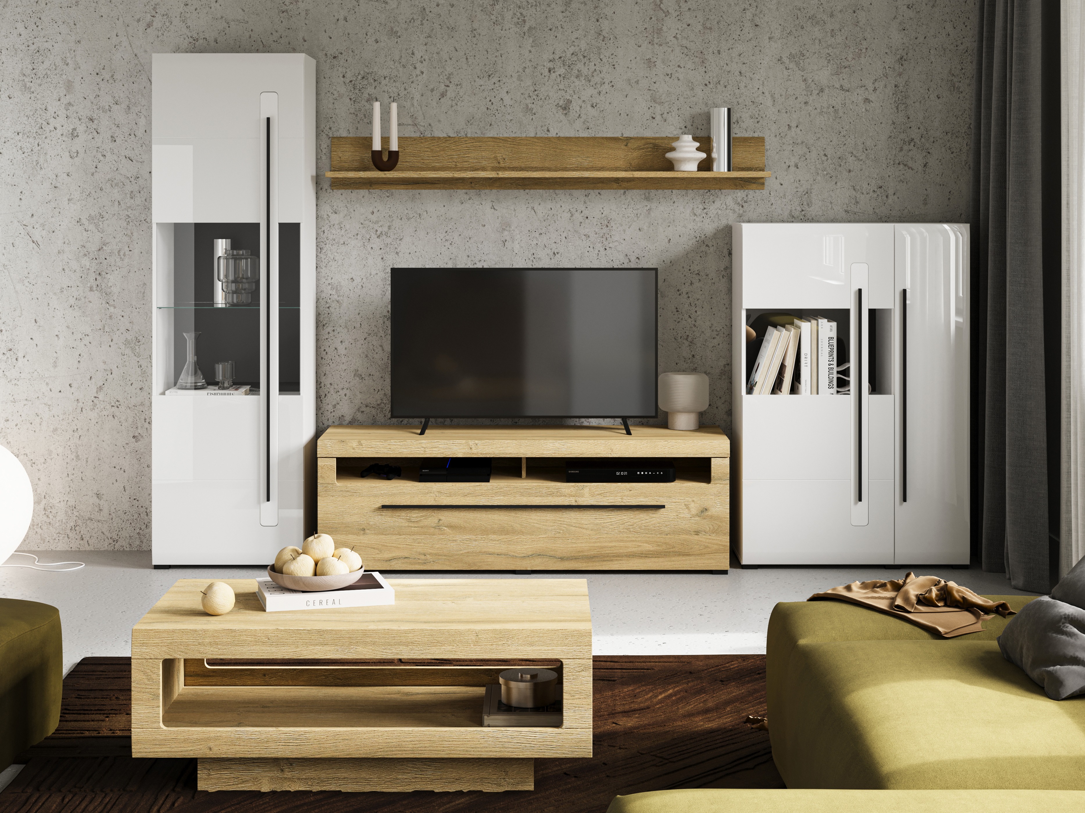 TV stand Ophsalu 103 (Grandson oak)