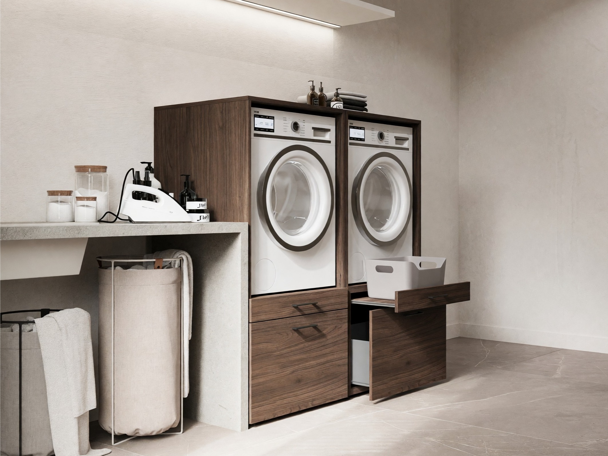 Bathroom set Novdele 105 (Walnut)