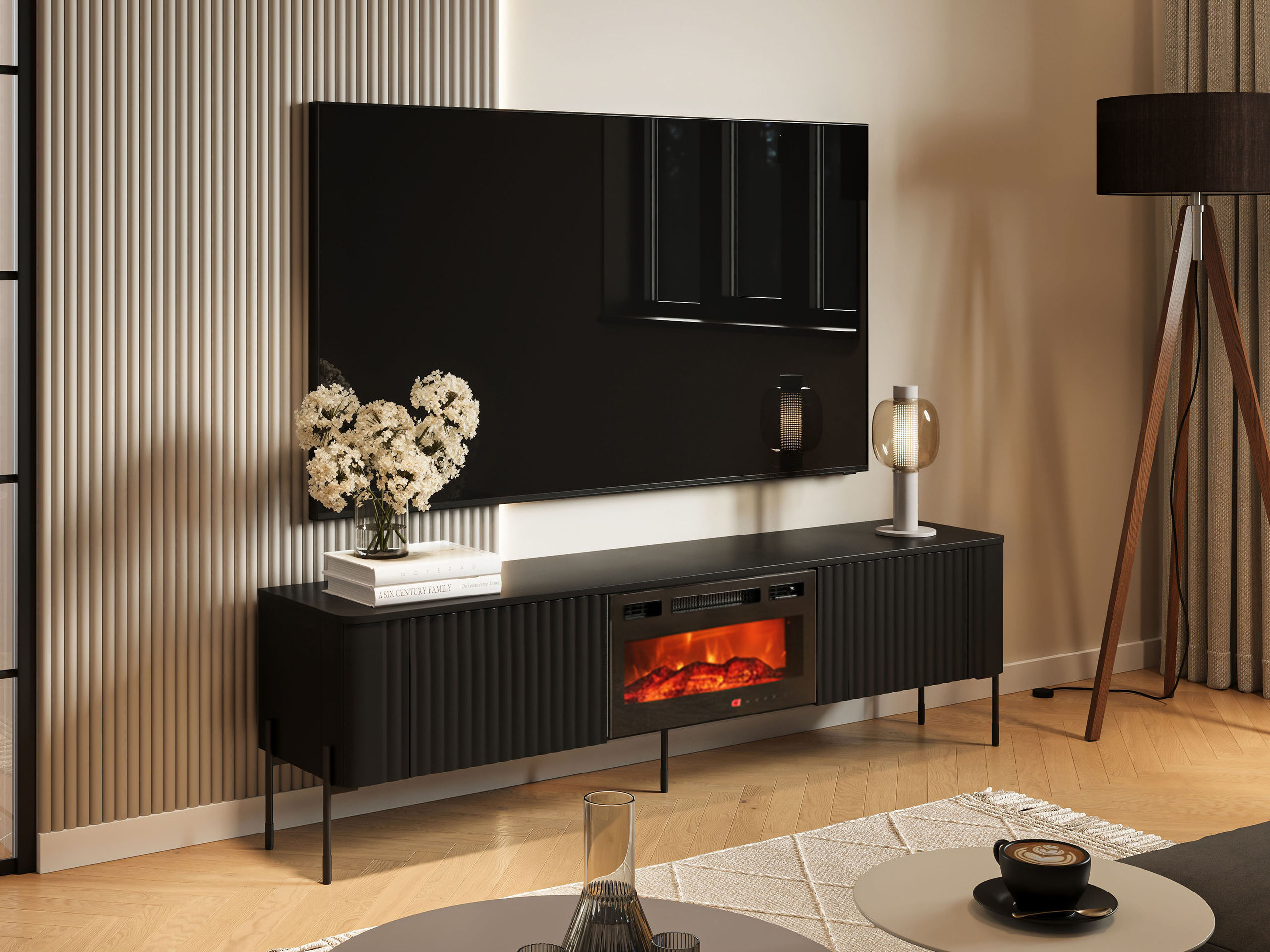 TV stand Nobilitas I (Black)