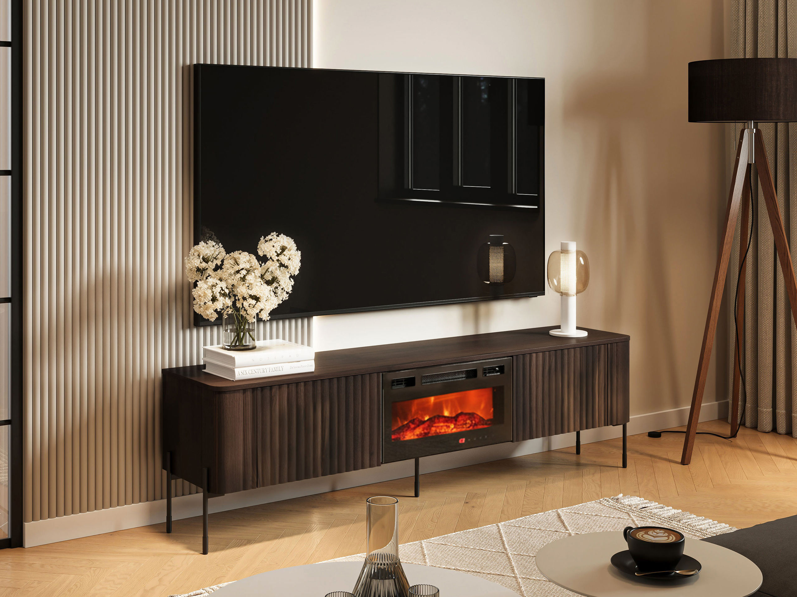 TV stand Nobilitas I (Dark oak)