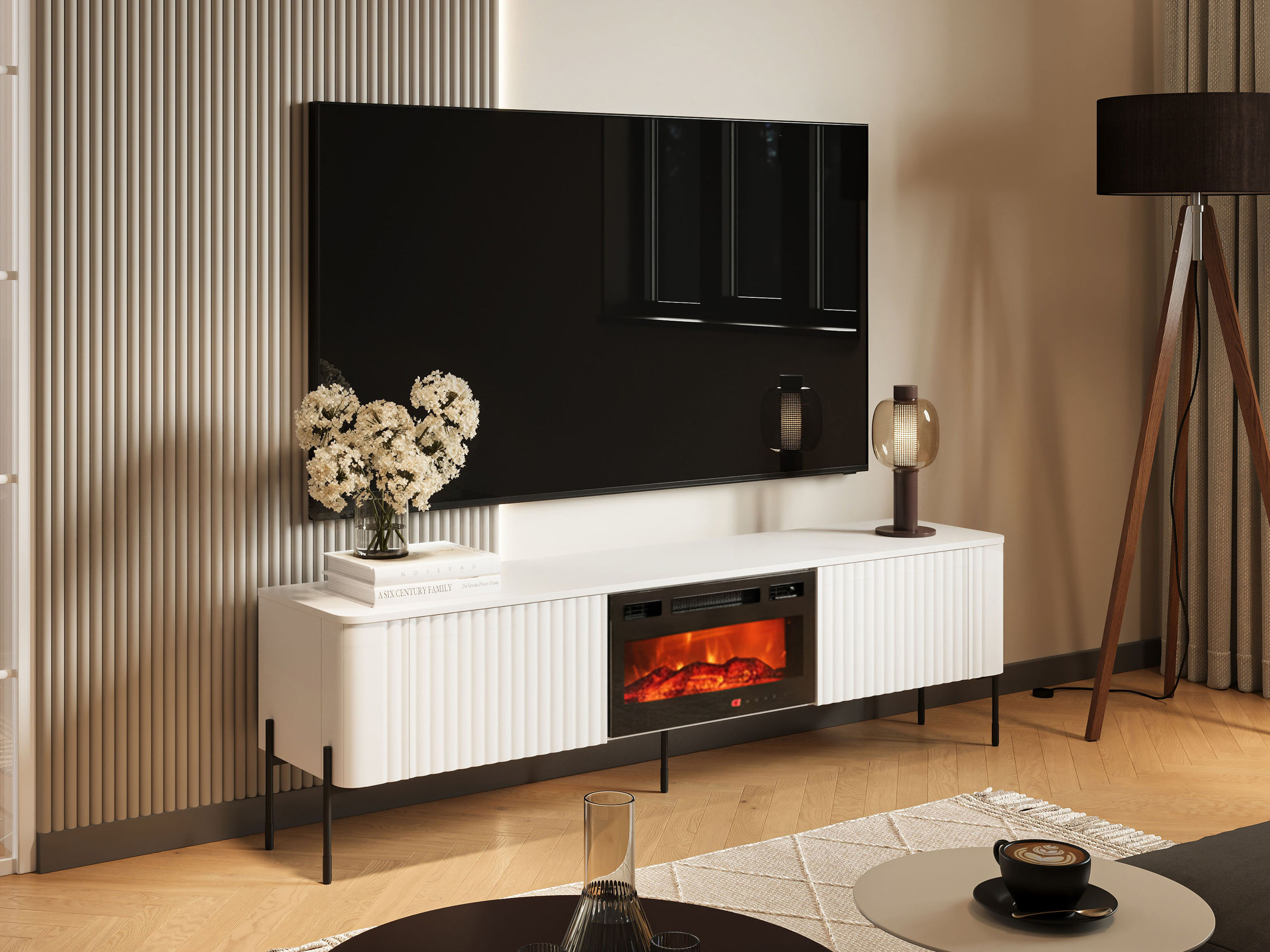TV stand Nobilitas I (White)