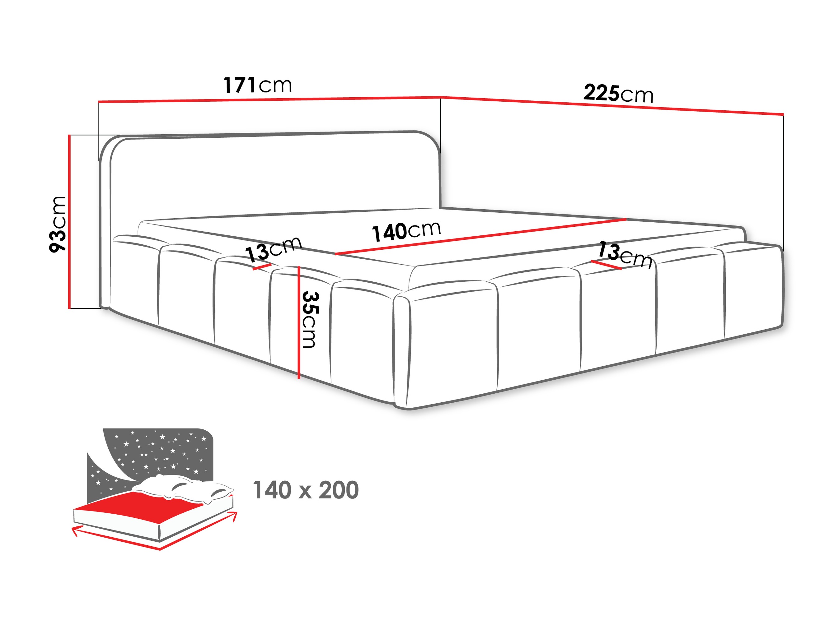 Bed TrendyNest Orata (Lambi 03)