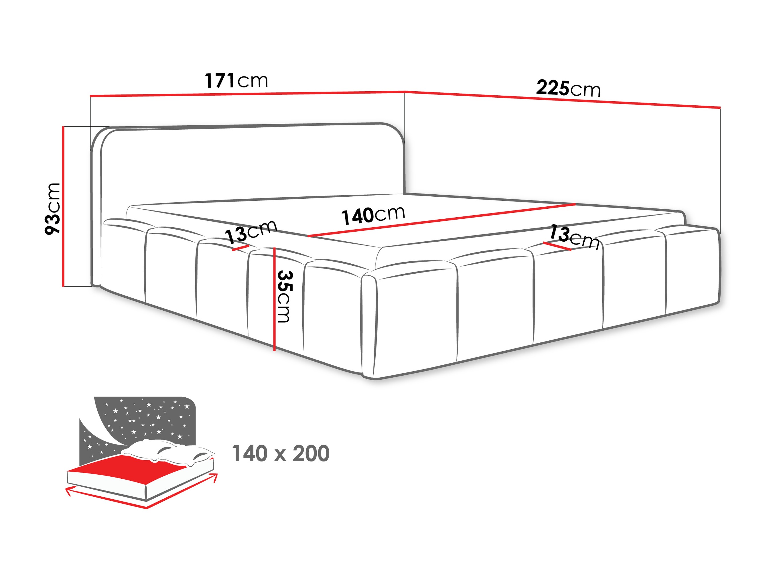 Bed TrendyNest Orata (Lambi 06)
