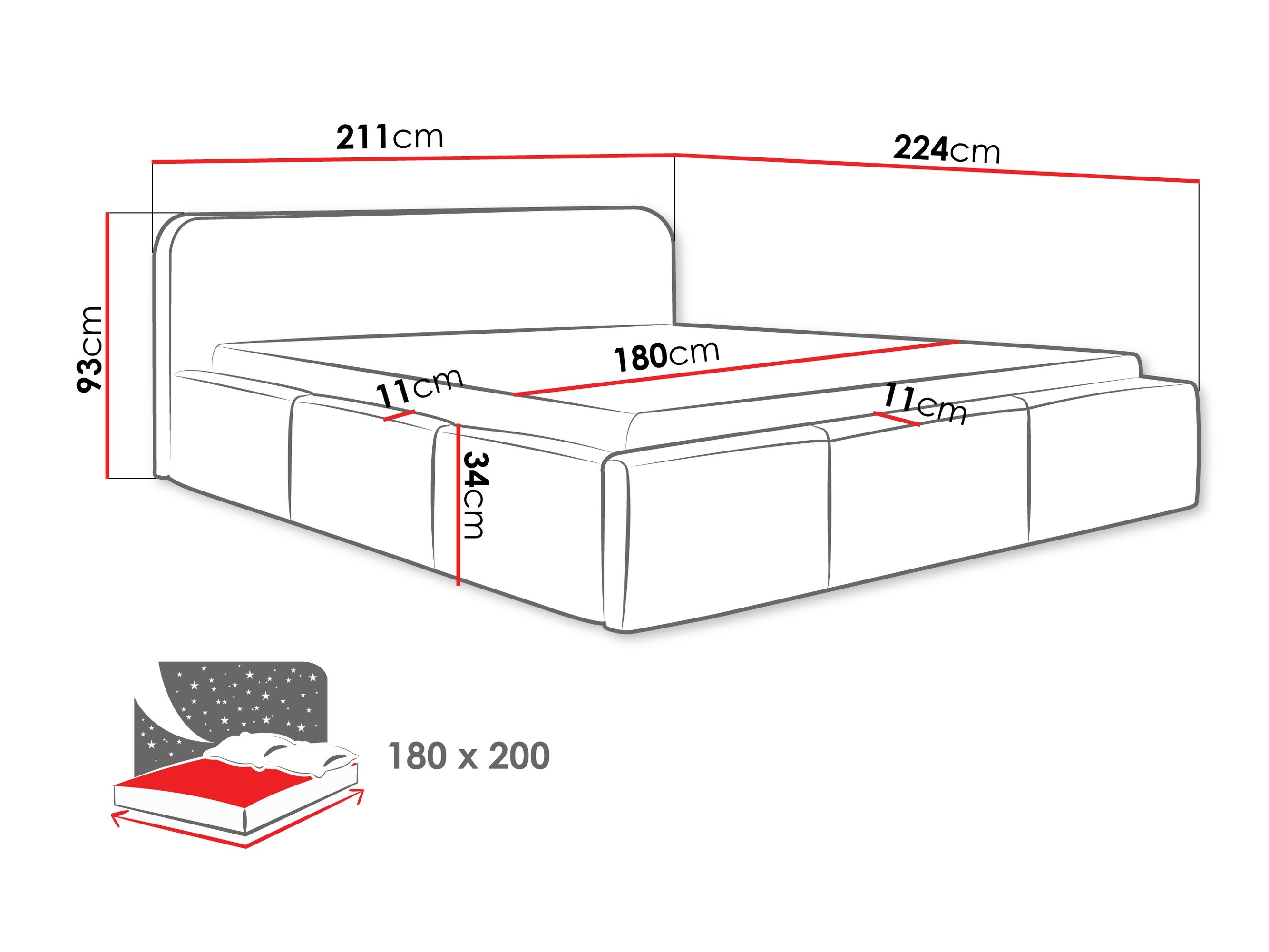 Bed TrendyNest Libis (Kronos 22)