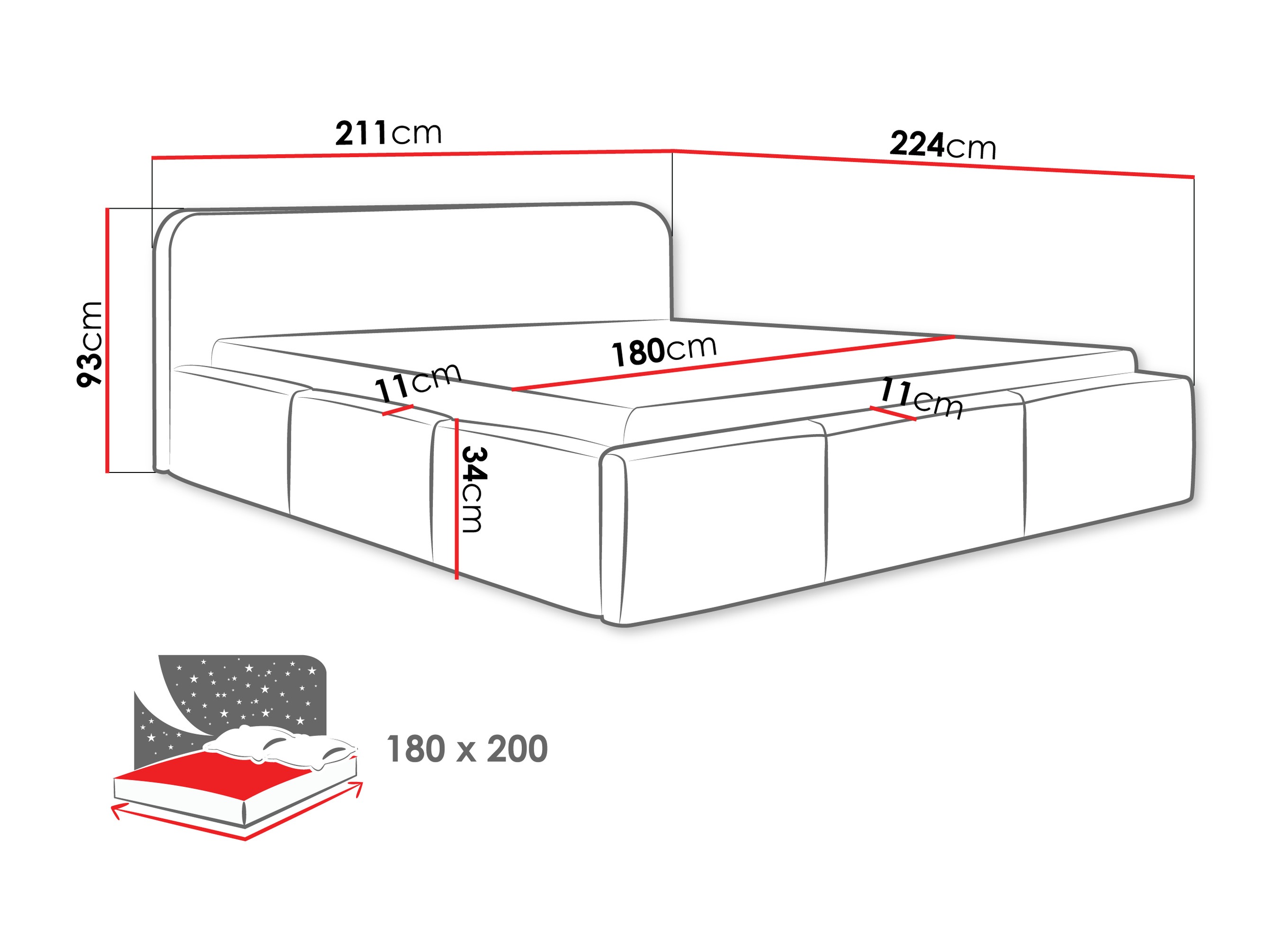 Bed TrendyNest Libis (Kronos 29)