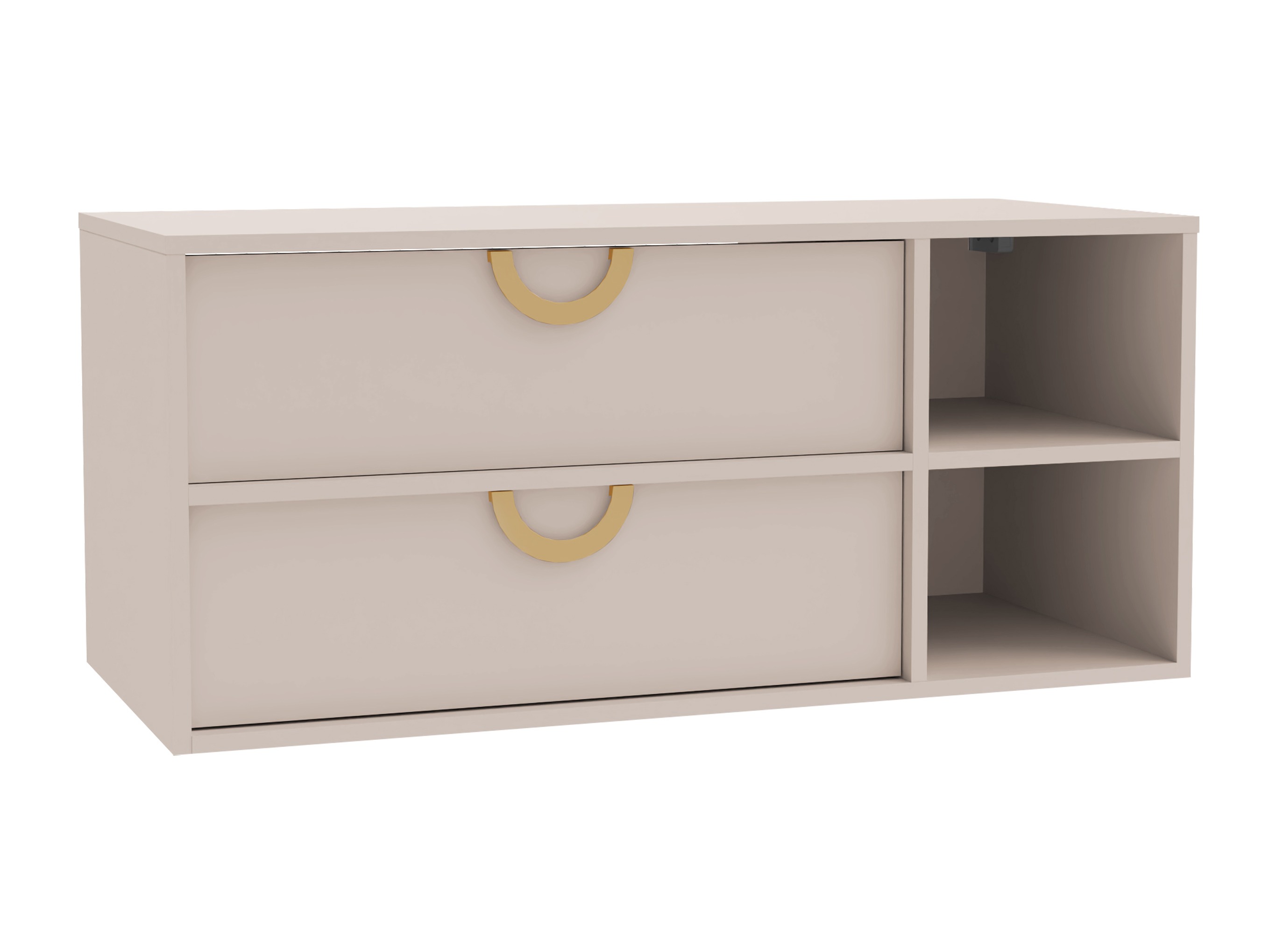 Wall-mounted bathroom cabinet for washbasin Sodalis (Cashmere)