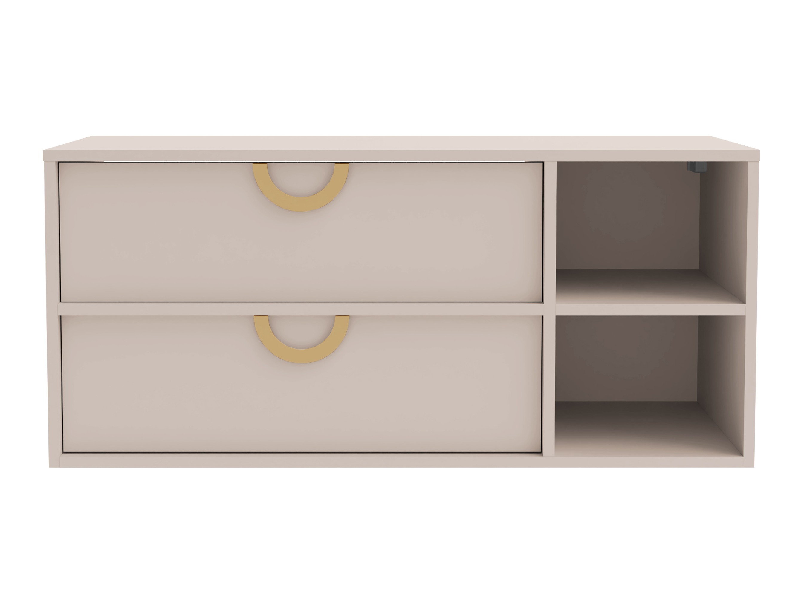Wall-mounted bathroom cabinet for washbasin Sodalis (Cashmere)