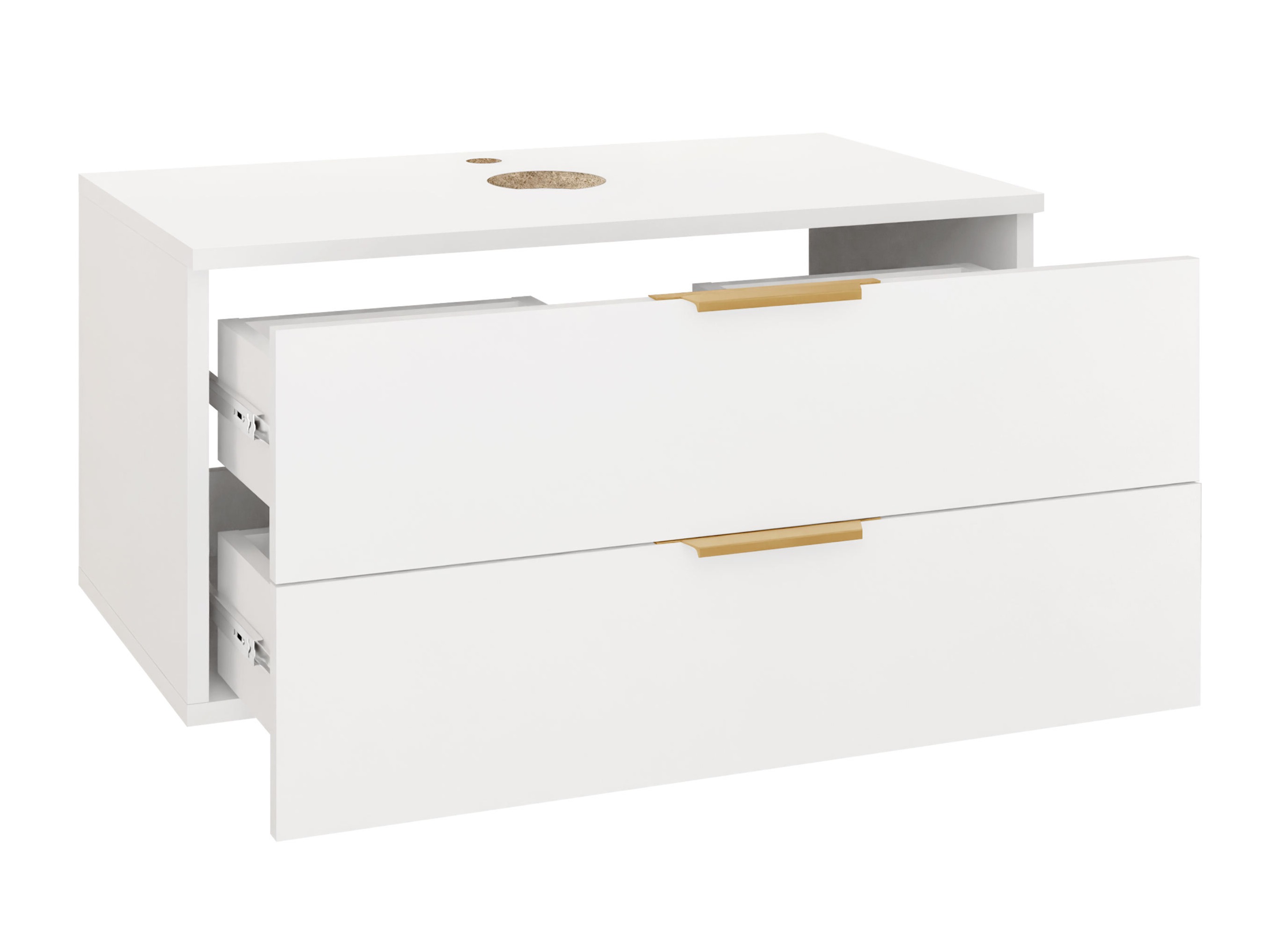 Wall-mounted bathroom cabinet for washbasin Comfivo Unitas