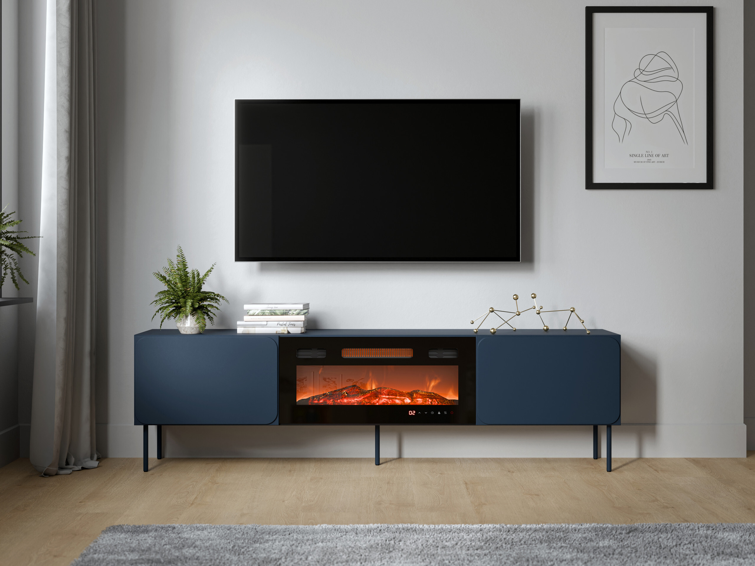TV stand Fentore 104 (Indigo)