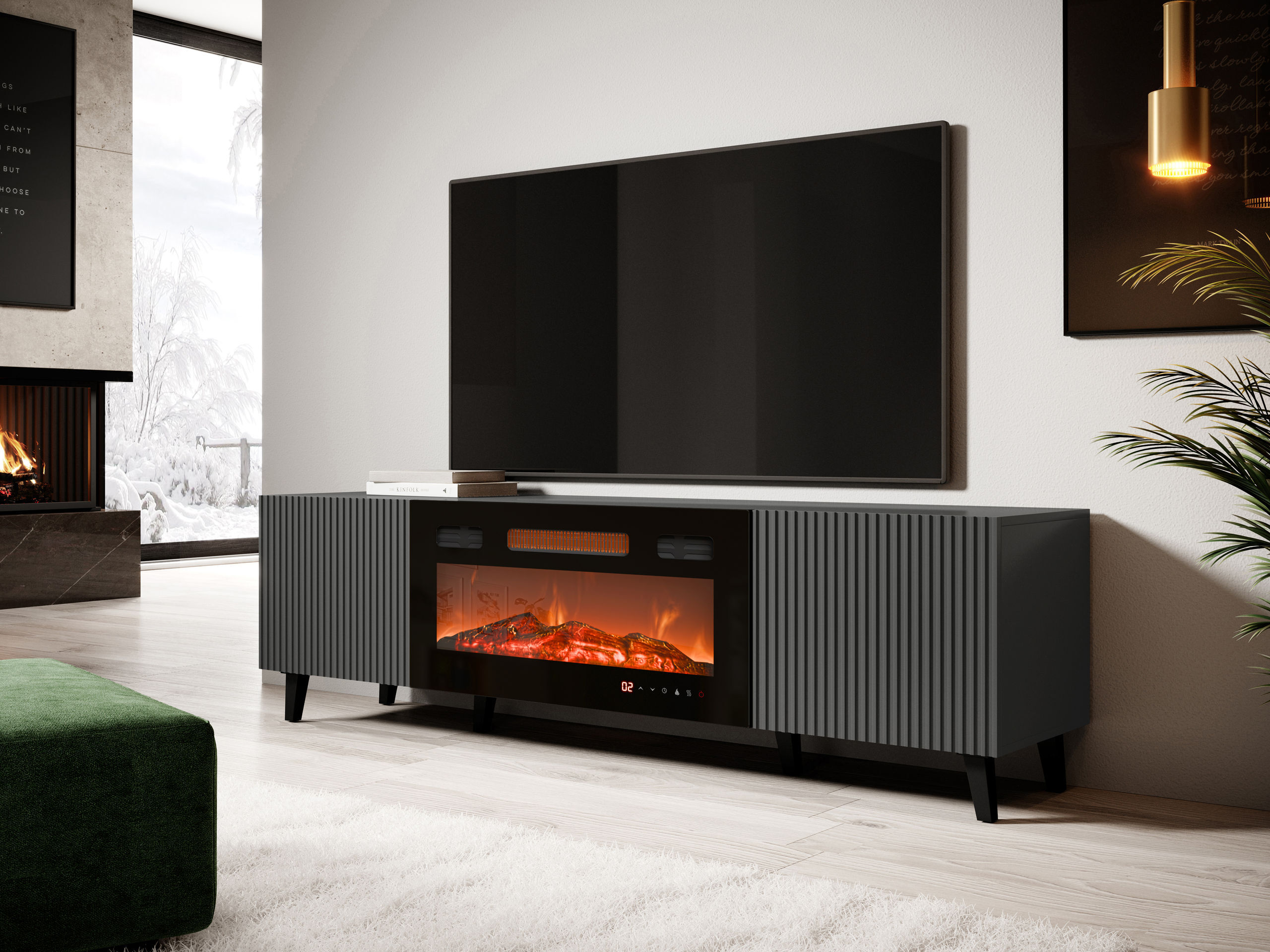 TV stand Comes II (Anthracite)