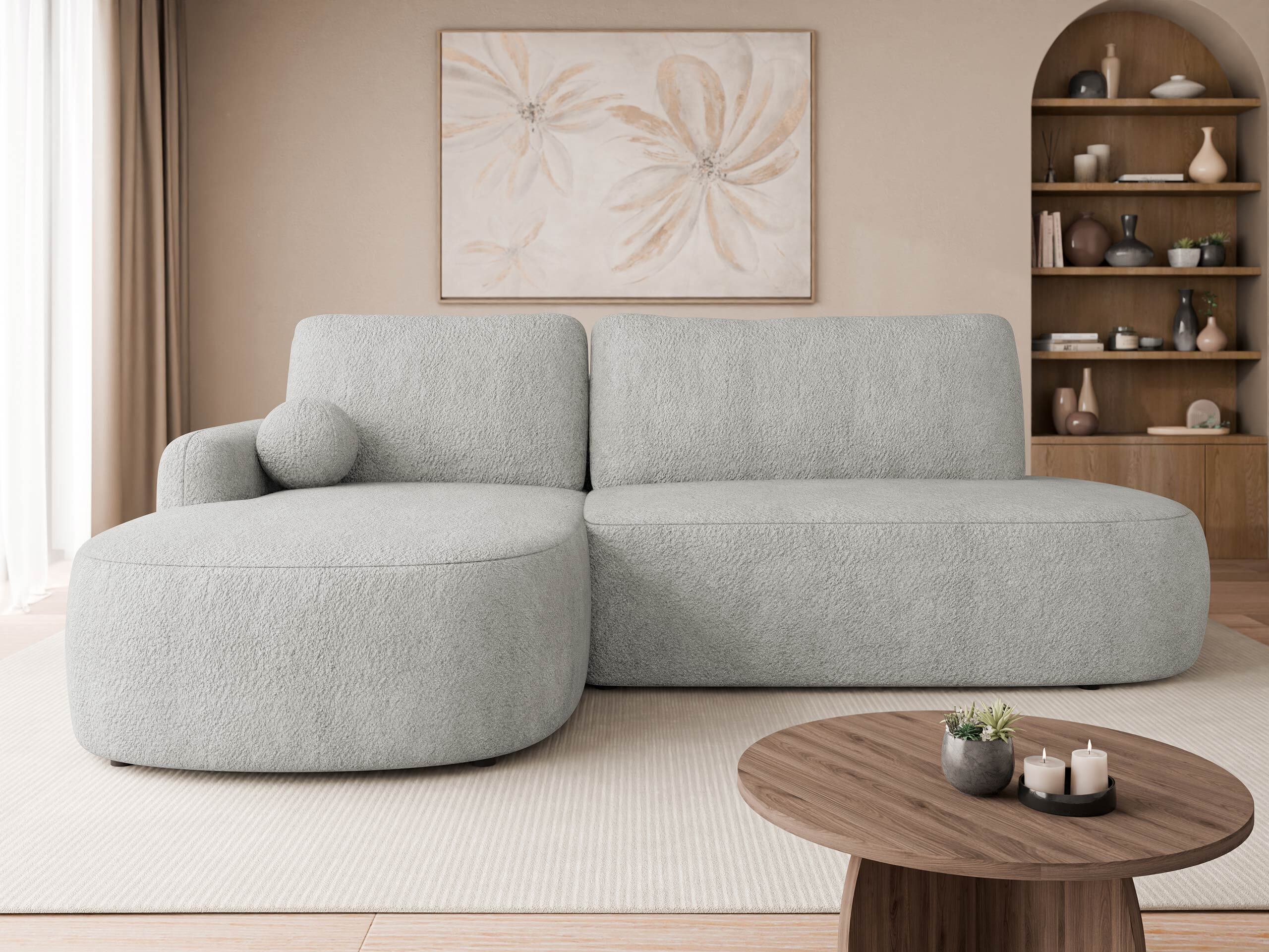 Corner sofa Comfivo Popis I (Coral 75)