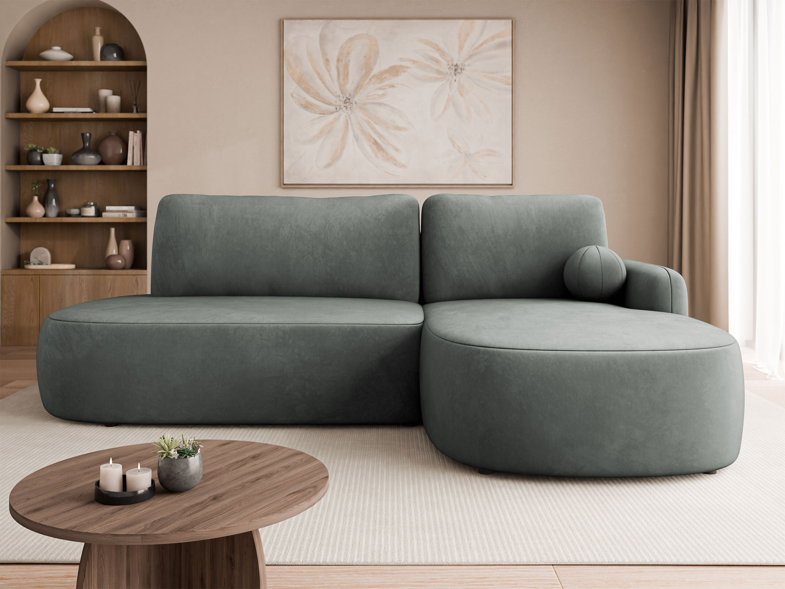 Corner sofa Comfivo Popis I (Magic Velvet 2217)