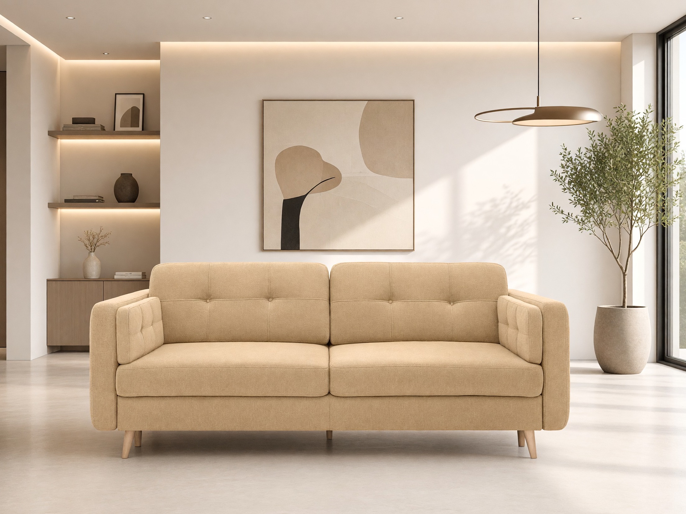 Sofa bed Boston 765 (Lotus Honey)