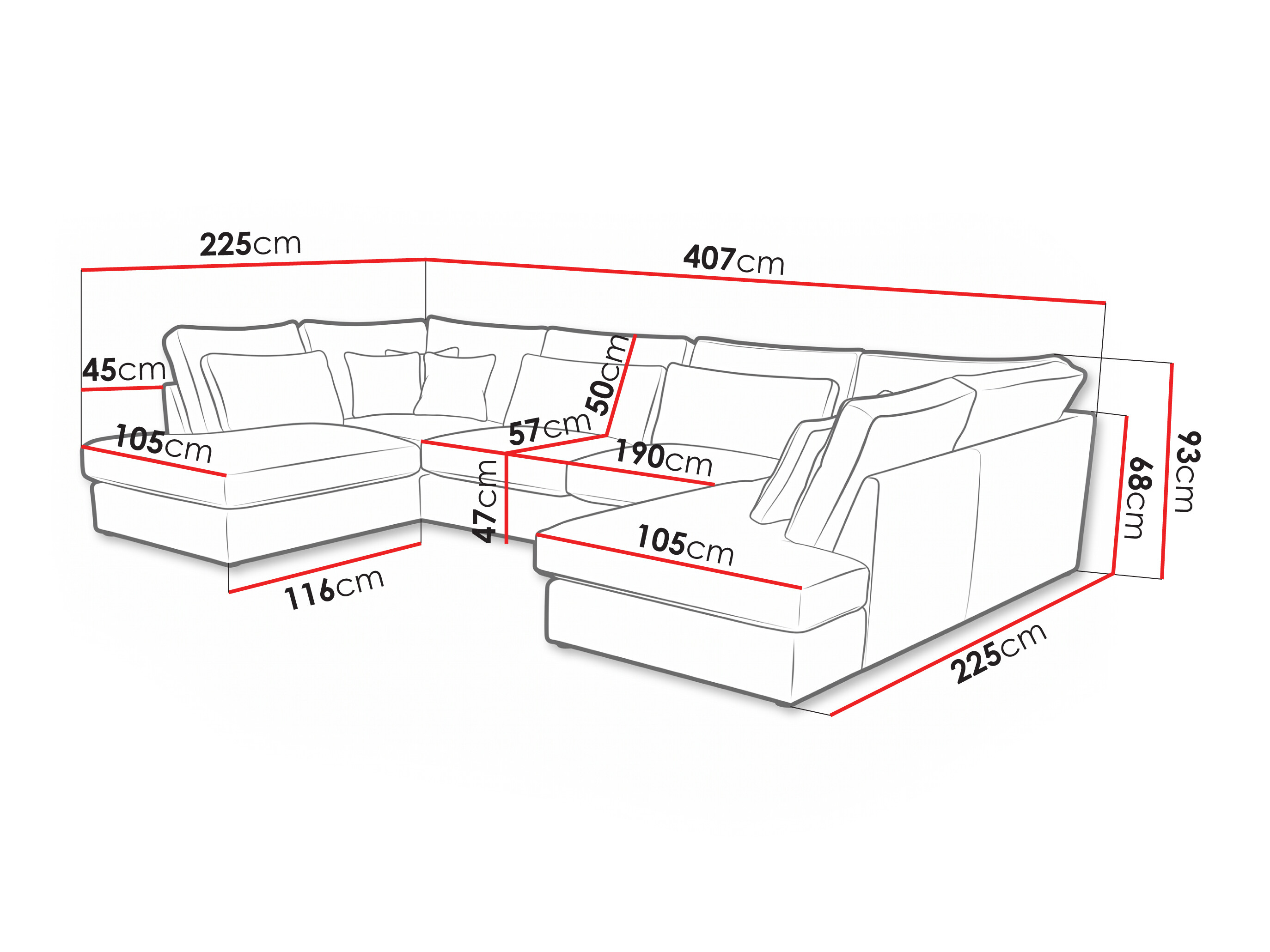 Corner sofa Somava 104 (Lincoln 100)