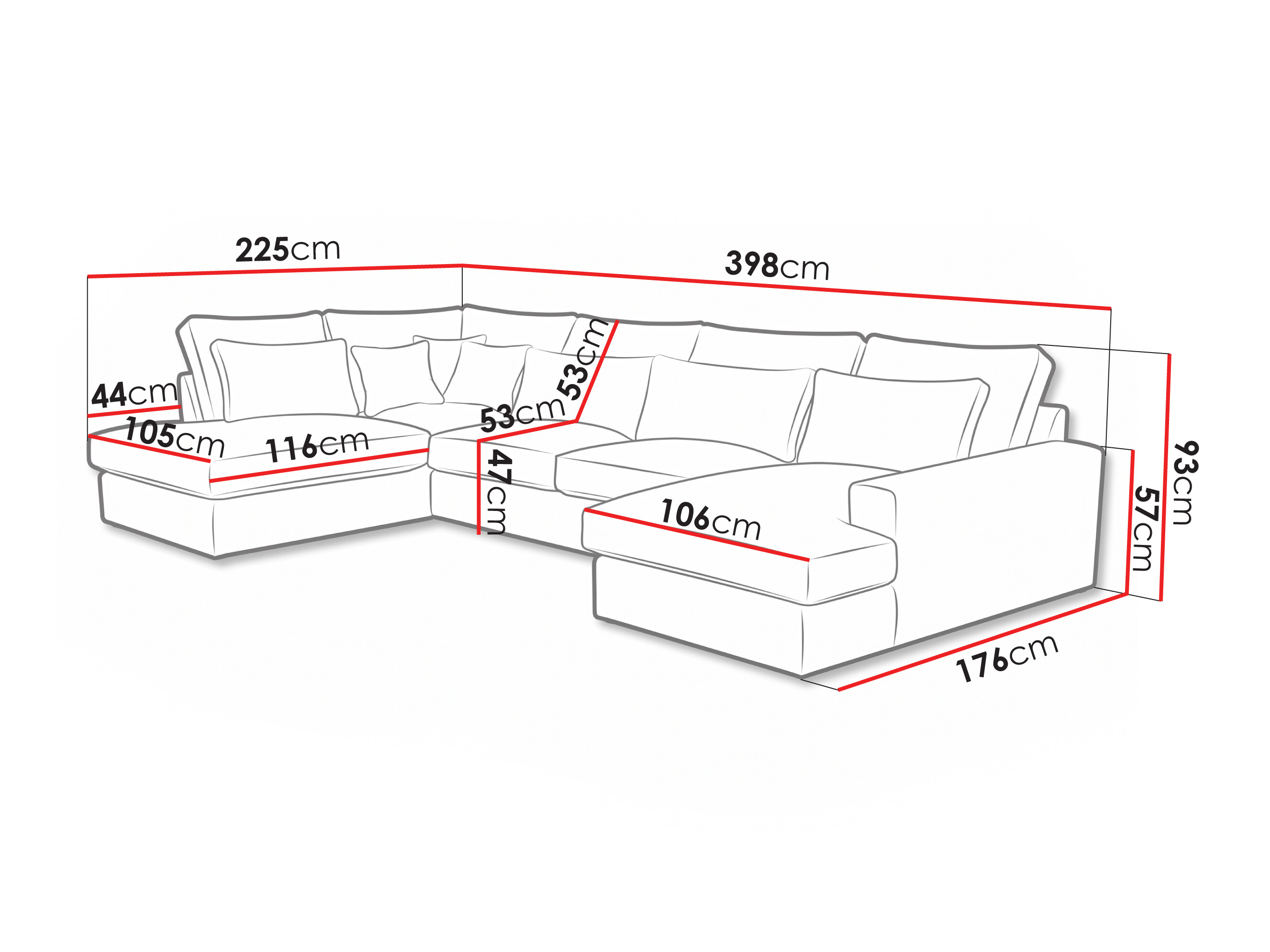 Corner sofa Lufkin 139 (Lincoln 17)